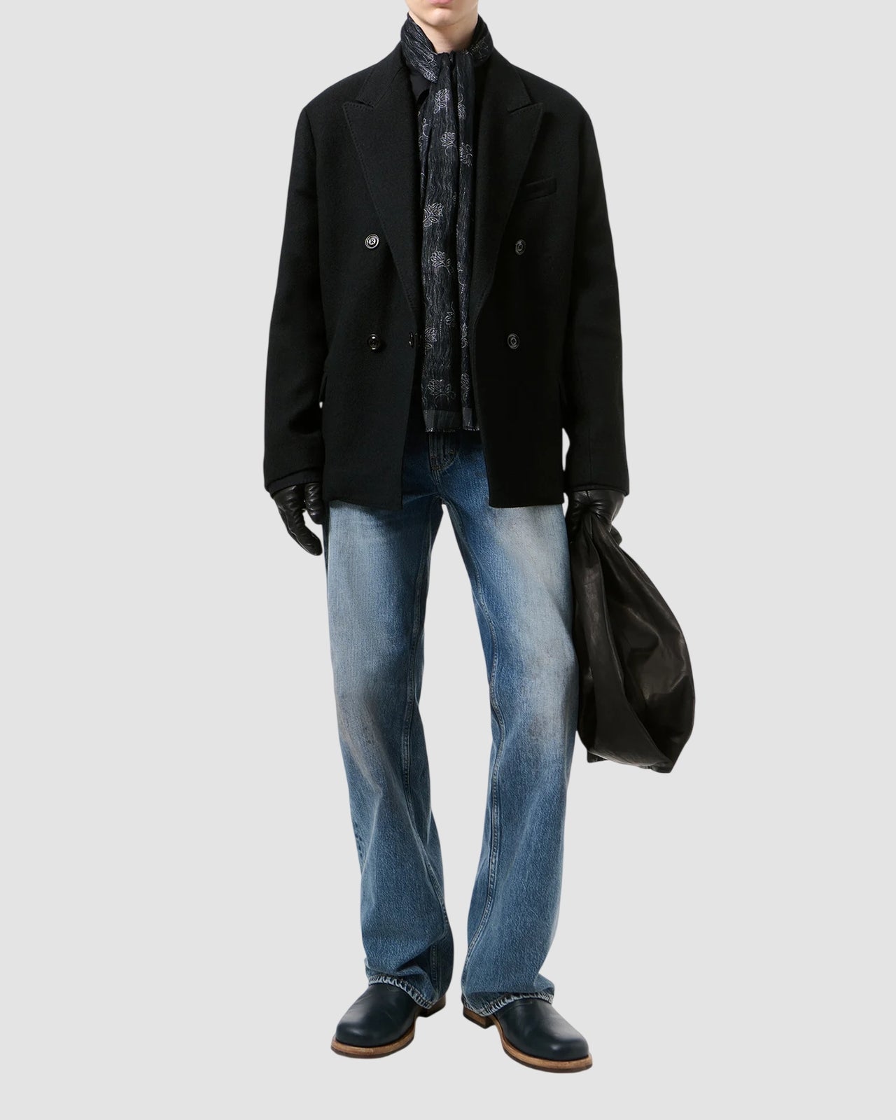 halt blazer   our legacy   miner black feral wool 1