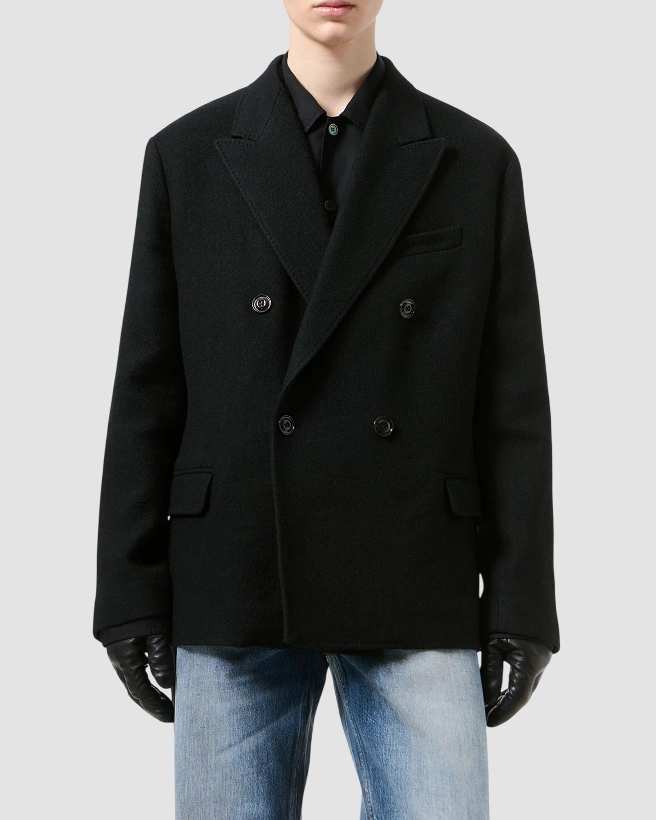 halt blazer   our legacy   miner black feral wool 2