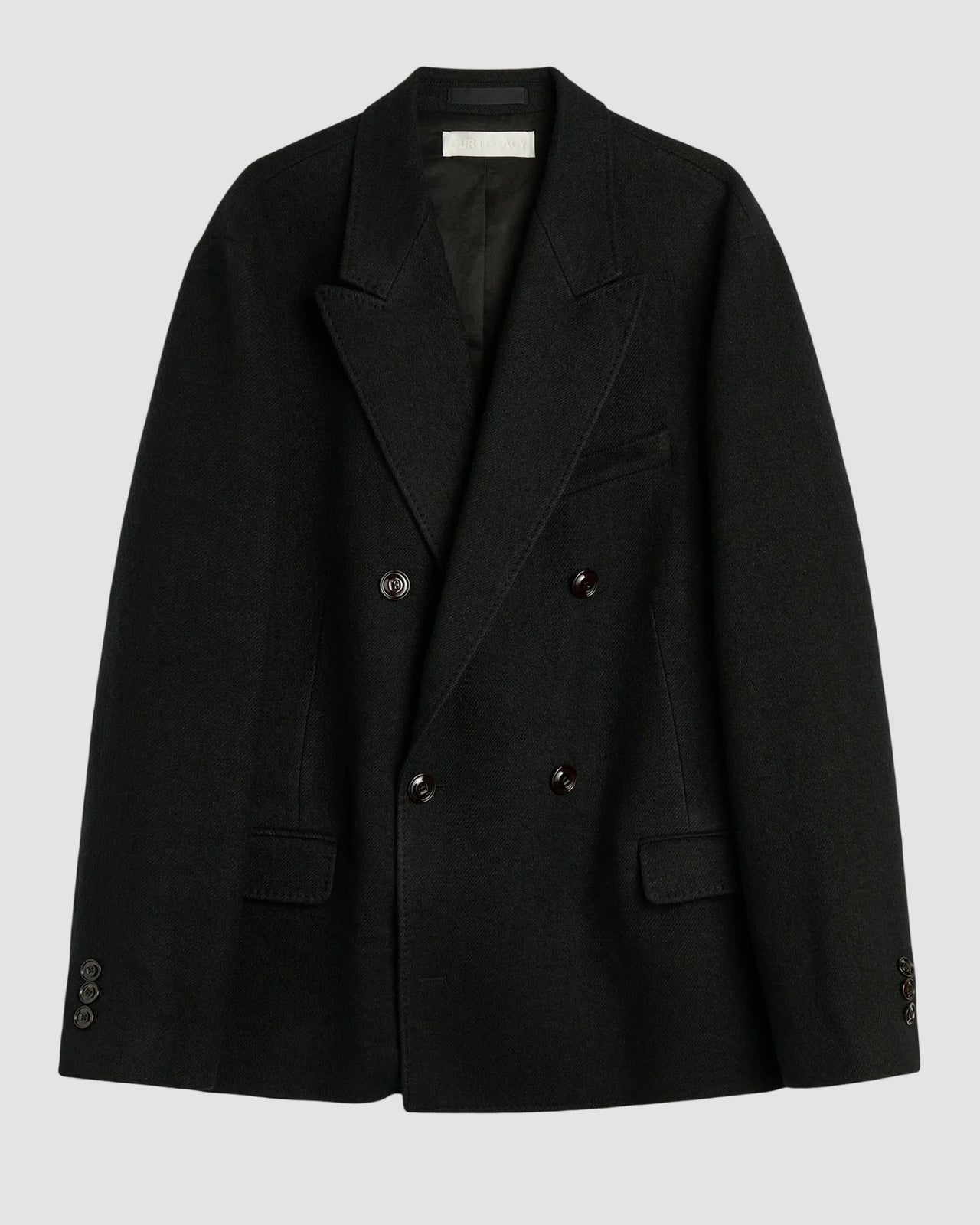 halt blazer   our legacy   miner black feral wool 6