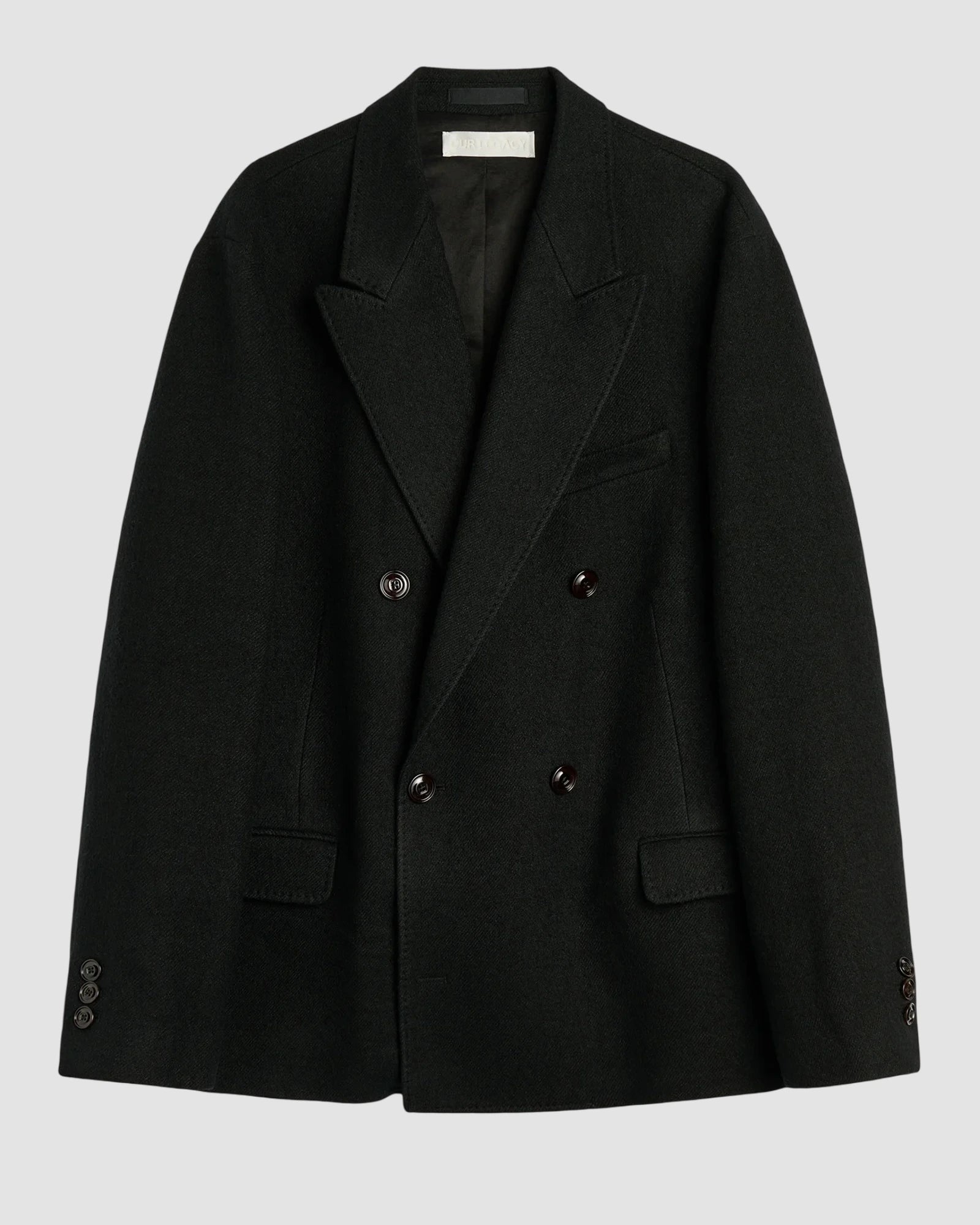 halt blazer   our legacy   miner black feral wool 6