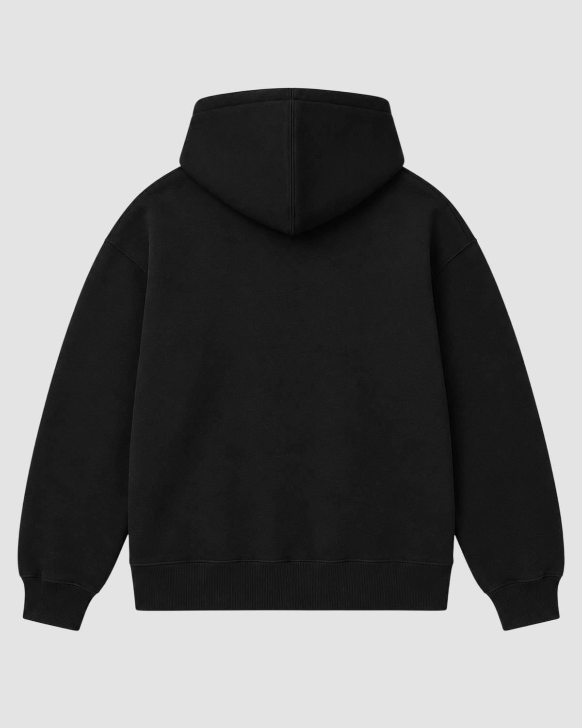 hoodie with tonal embossed big ami de coeur   black 2