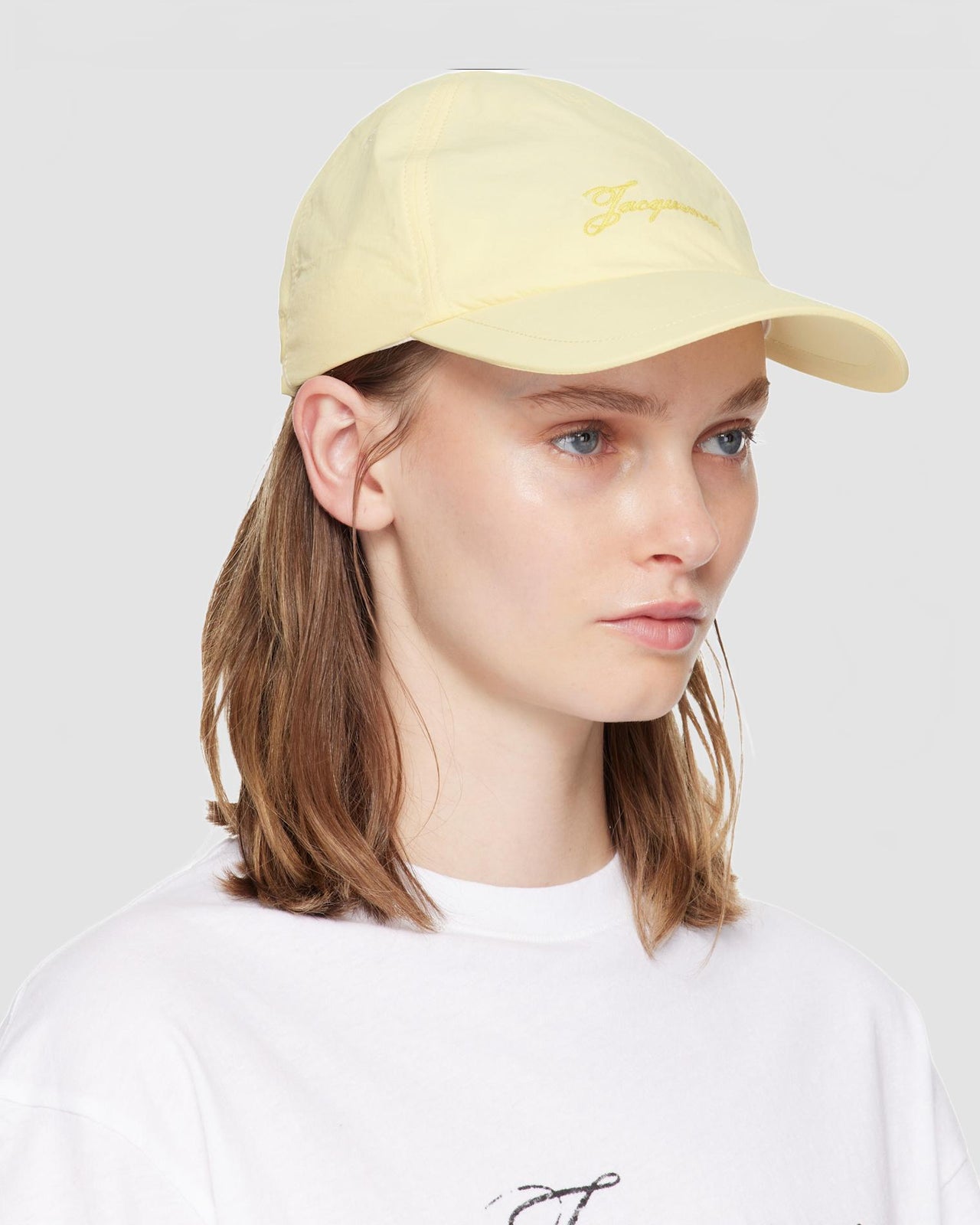 jacquemus casquette de baseball baluchon jaune 20 281 29