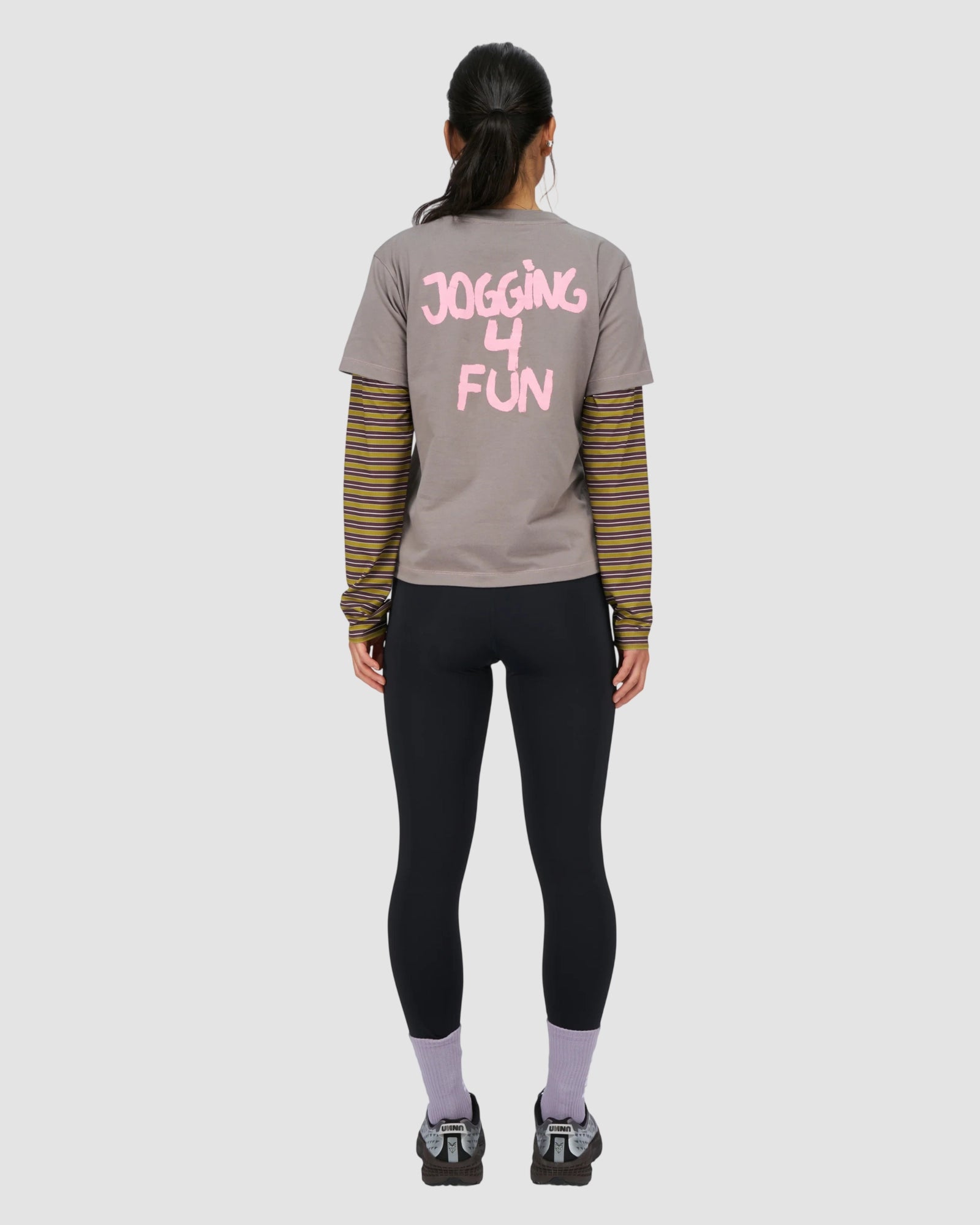 jogging 4 fun tee   unna   steel grey 2