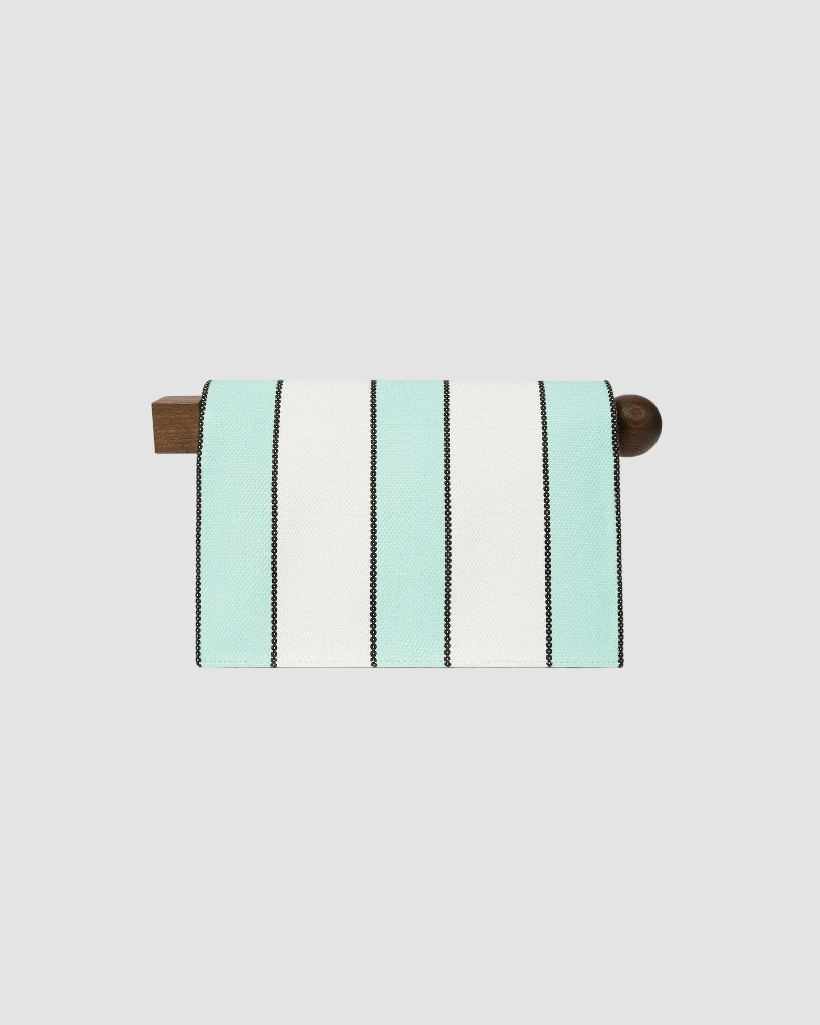 la pochette rond carre   jacquemus   print stripes white mint 2