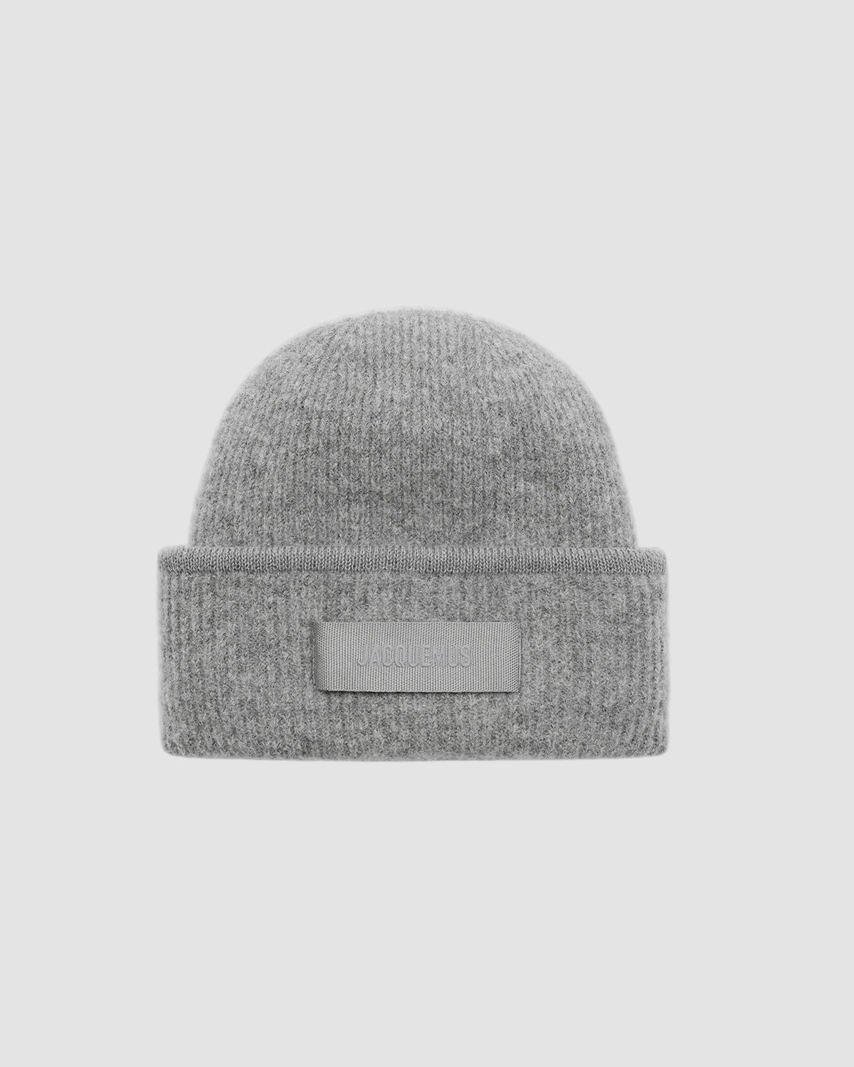 le bonnet gros grain   jacquemus   dark grey 1