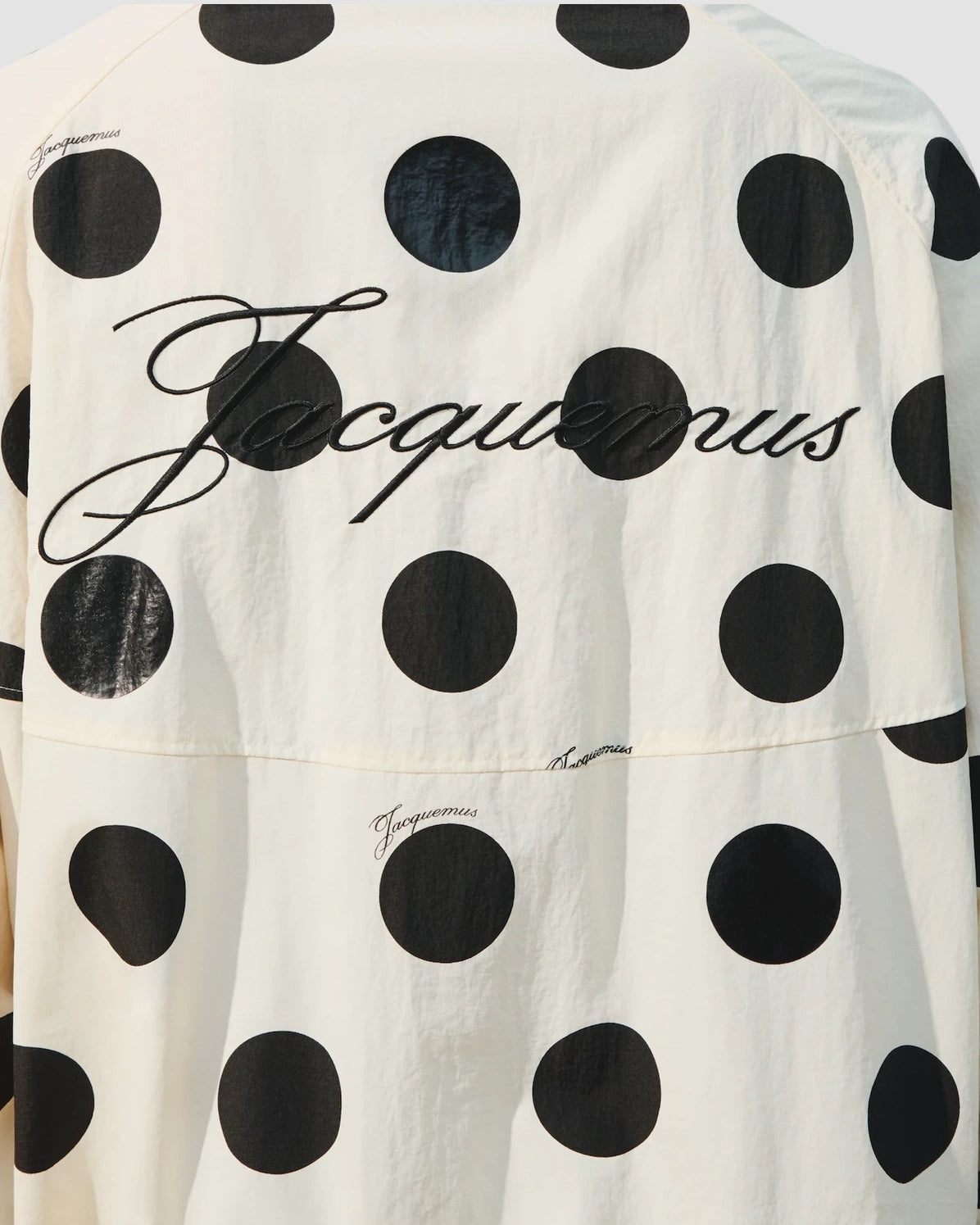 le coupe vent   jacquemus   print black polka dots sh 1