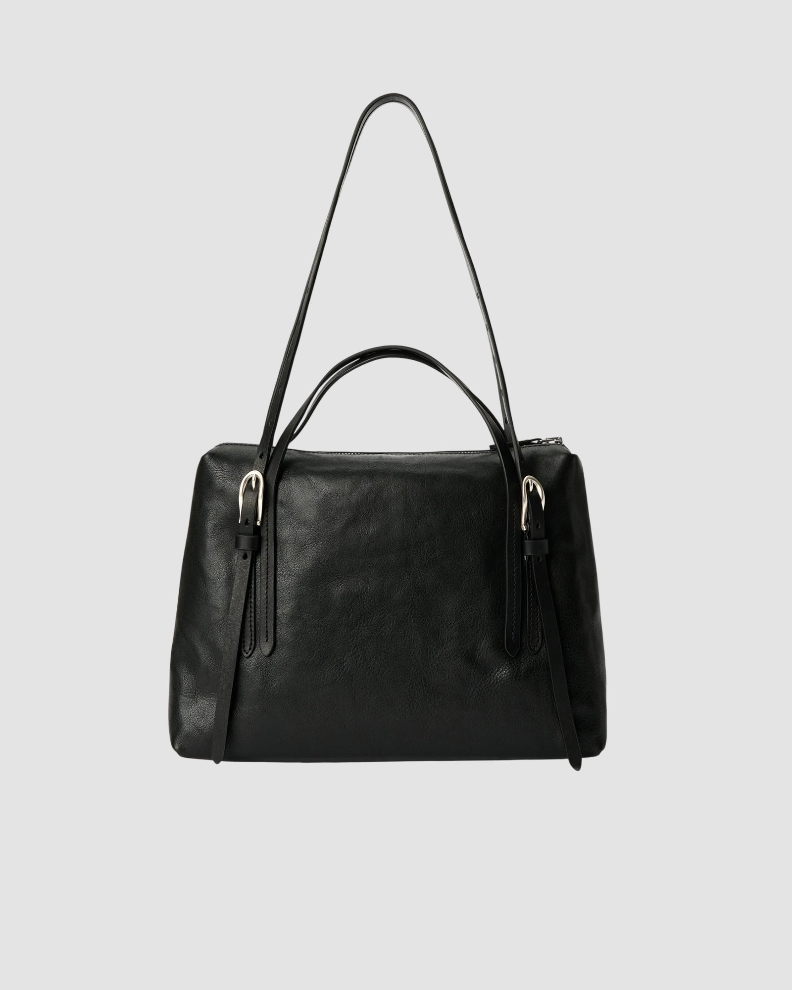 lever shoulder bag   our legacy   tire black forever cowhide 1