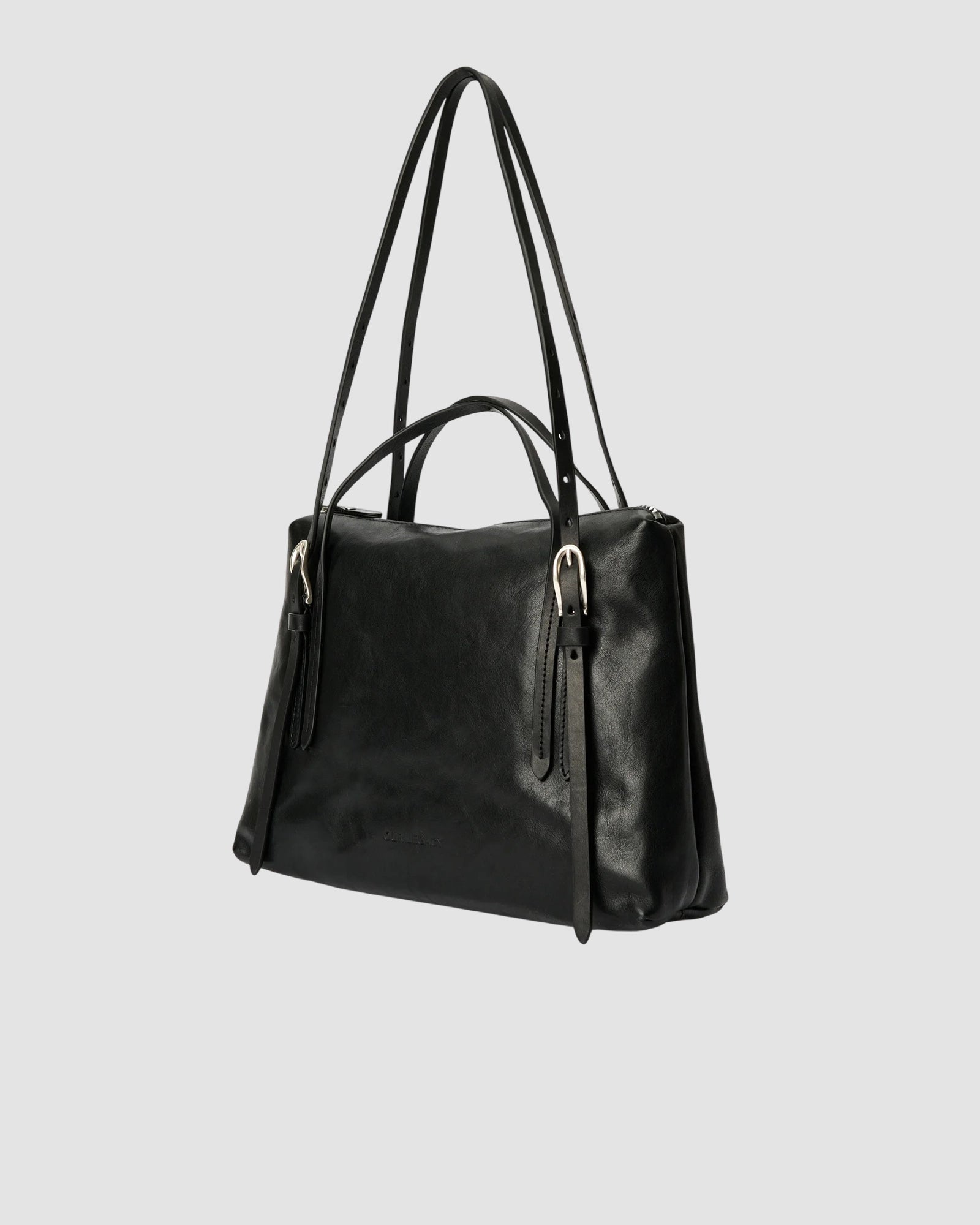 lever shoulder bag   our legacy   tire black forever cowhide 2
