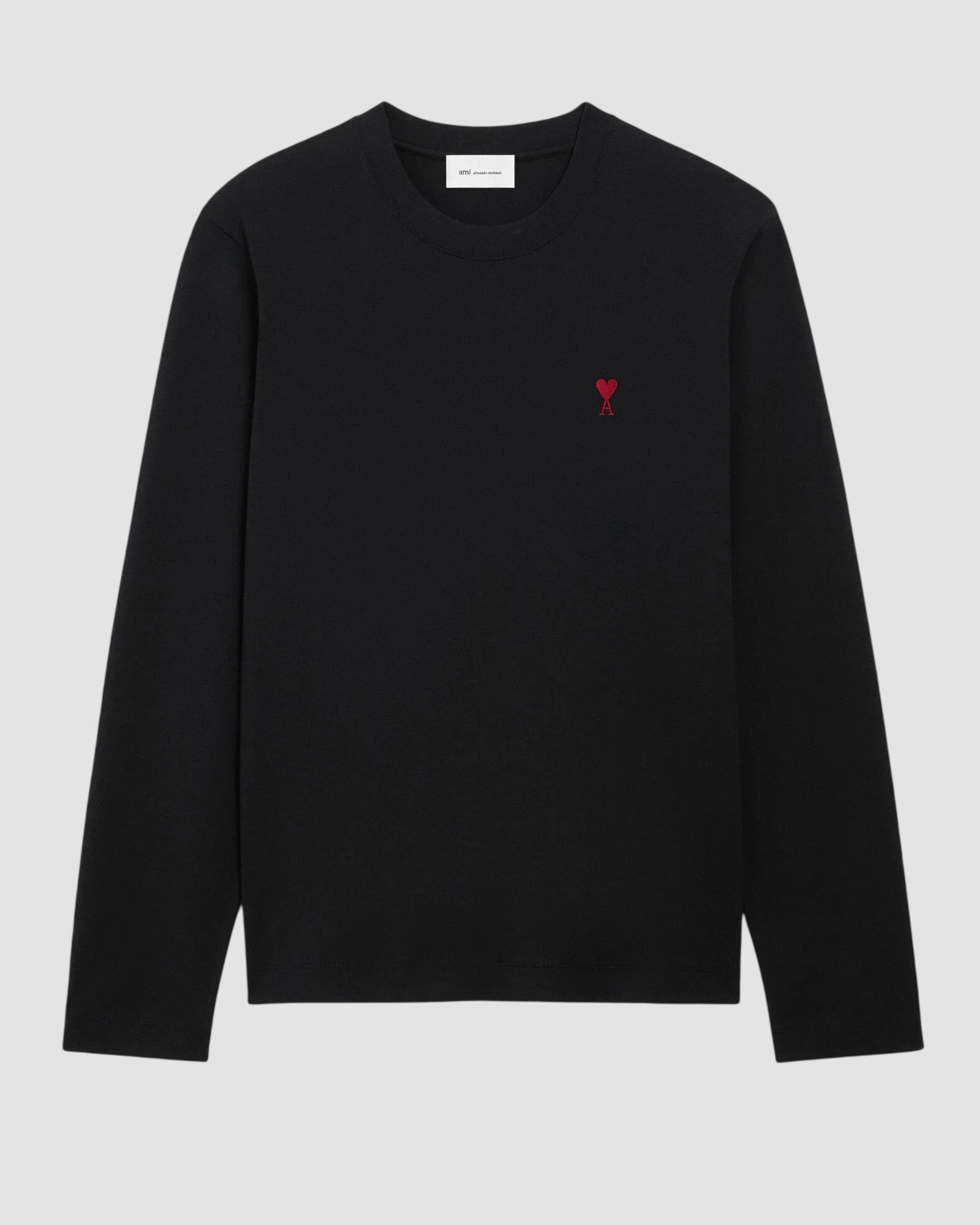 longlseeves tshirt with red ami de coeur   black 1