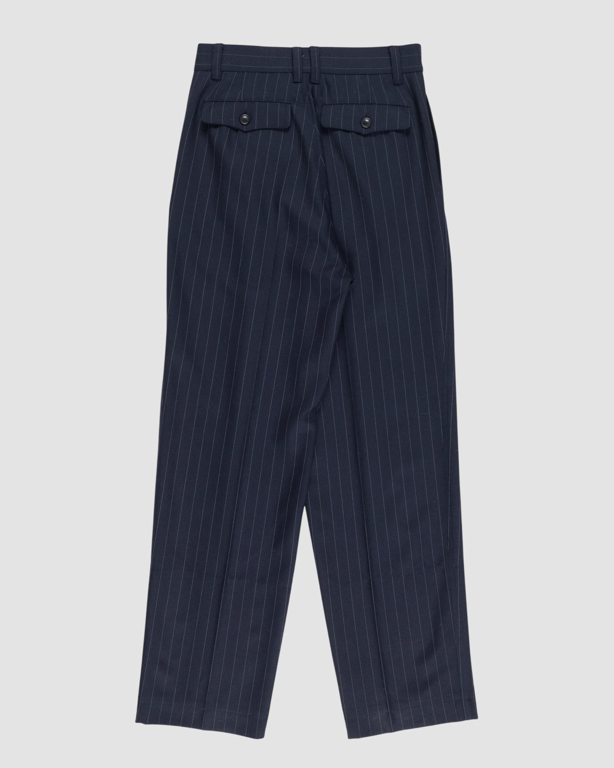 mens style pleated tailored pant   la fetiche   navy pinstripes 3