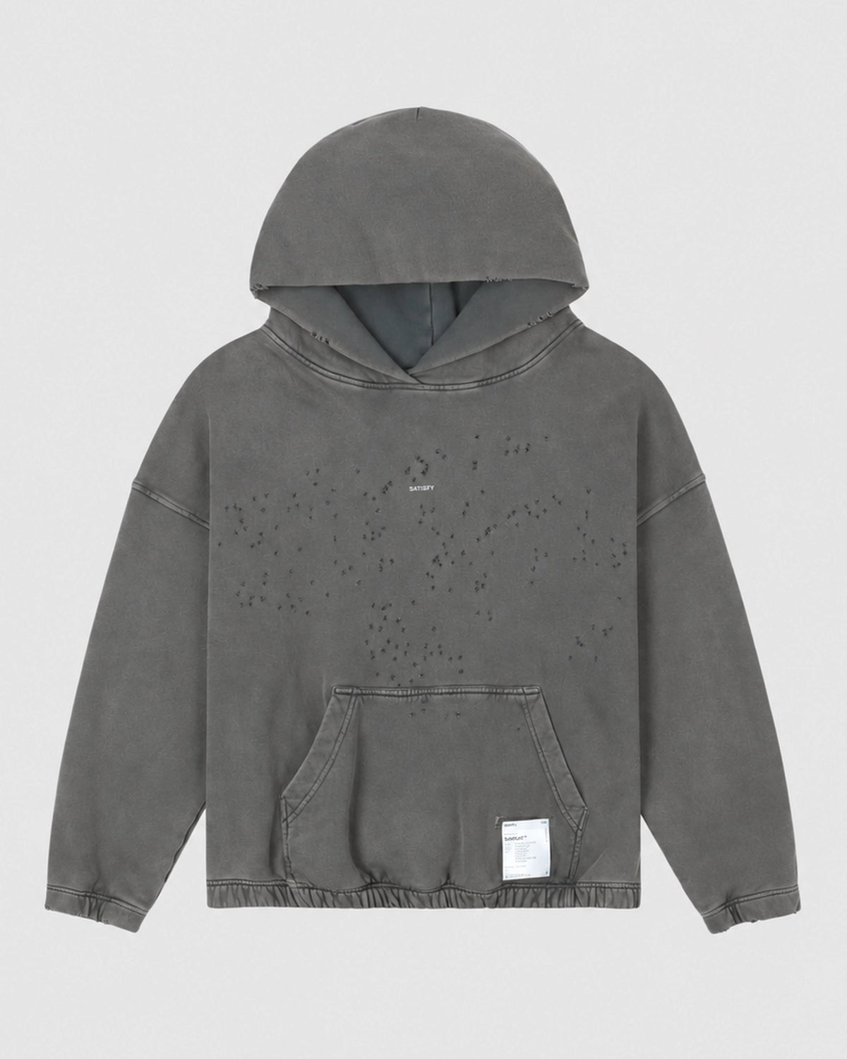 mothtech hoodie   satisfy   faded black 1