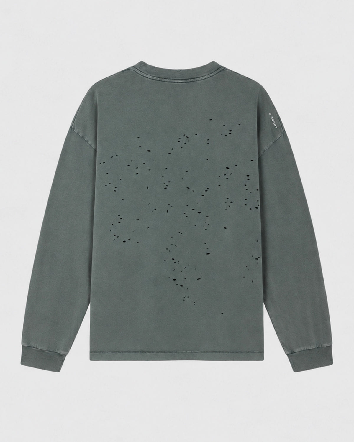 mothtech long tee   satisfy   faded black 5
