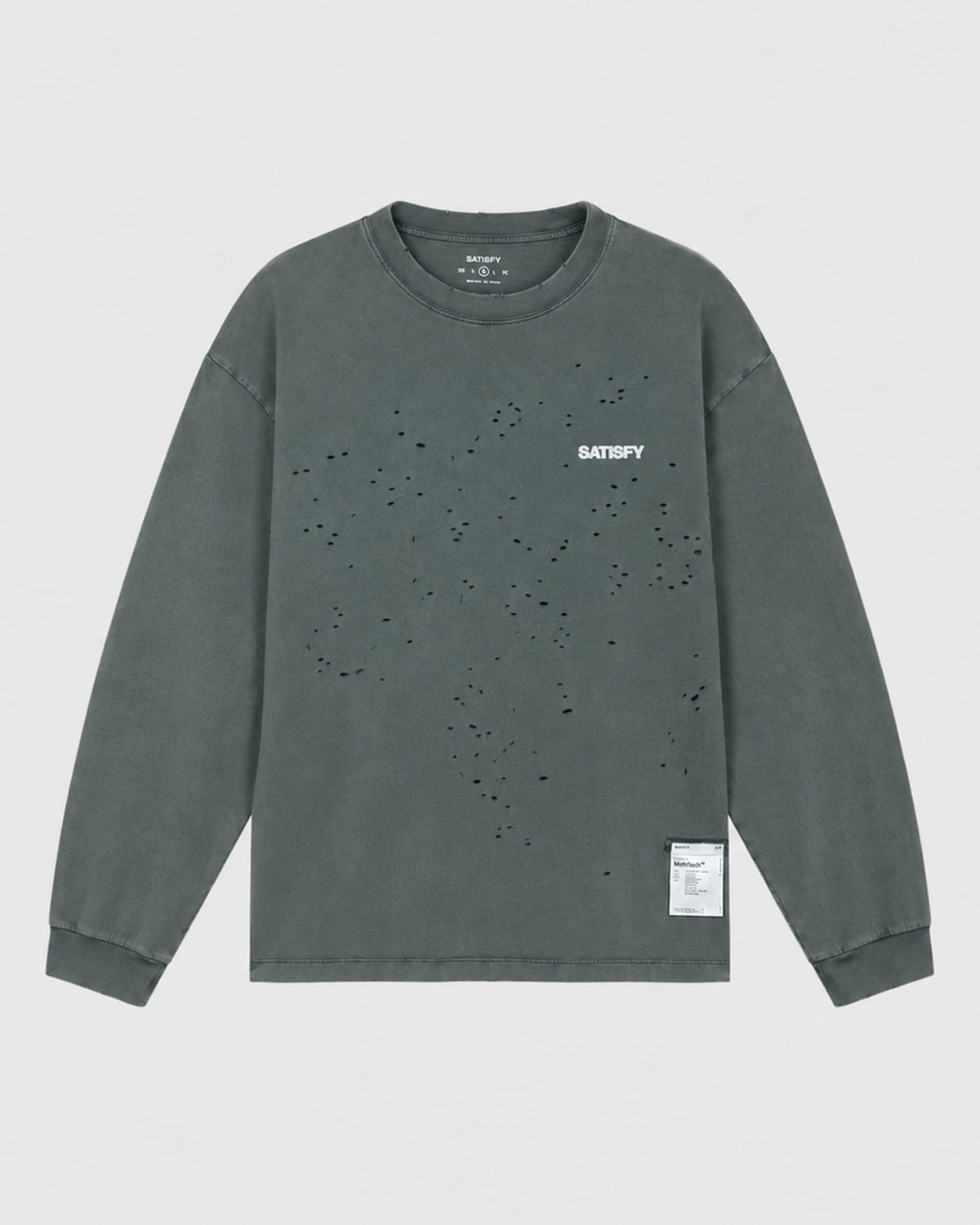 mothtech long tee   satisfy   faded black 6