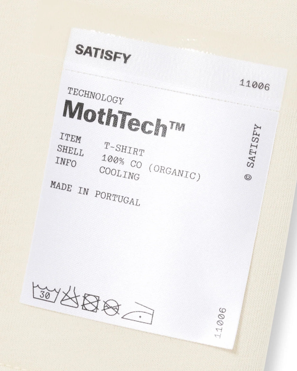 mothtech t shirt   satisfy   aged ecru 6