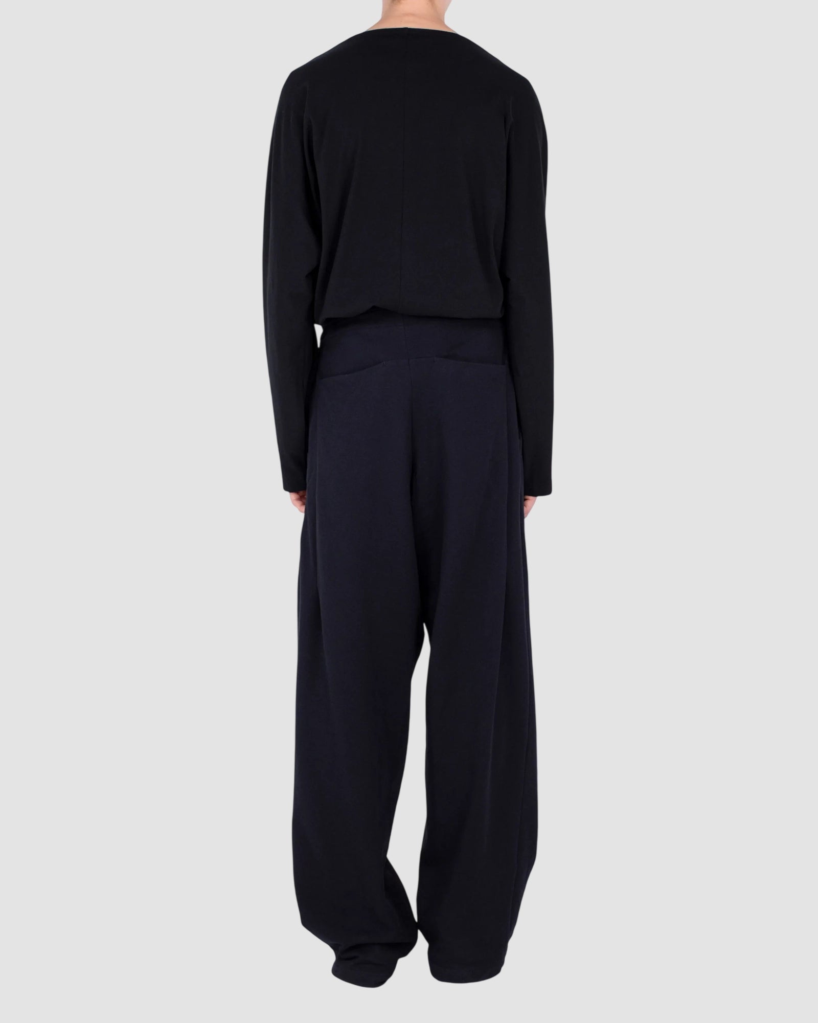 oscar wide trousers   kiko kostadinov   smooth black 3