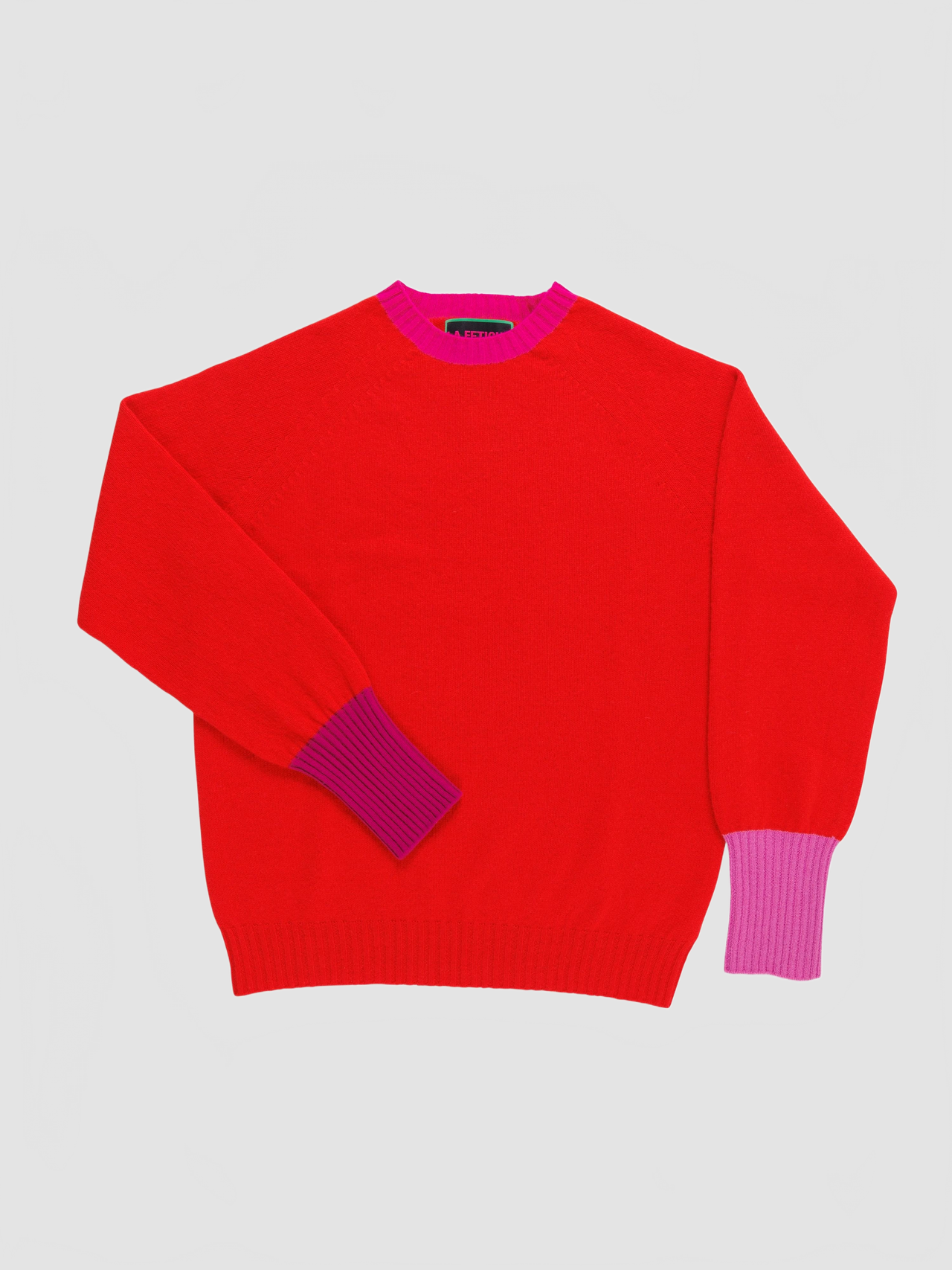 Unisex Lambswool Sweater - La Fetiche - Red