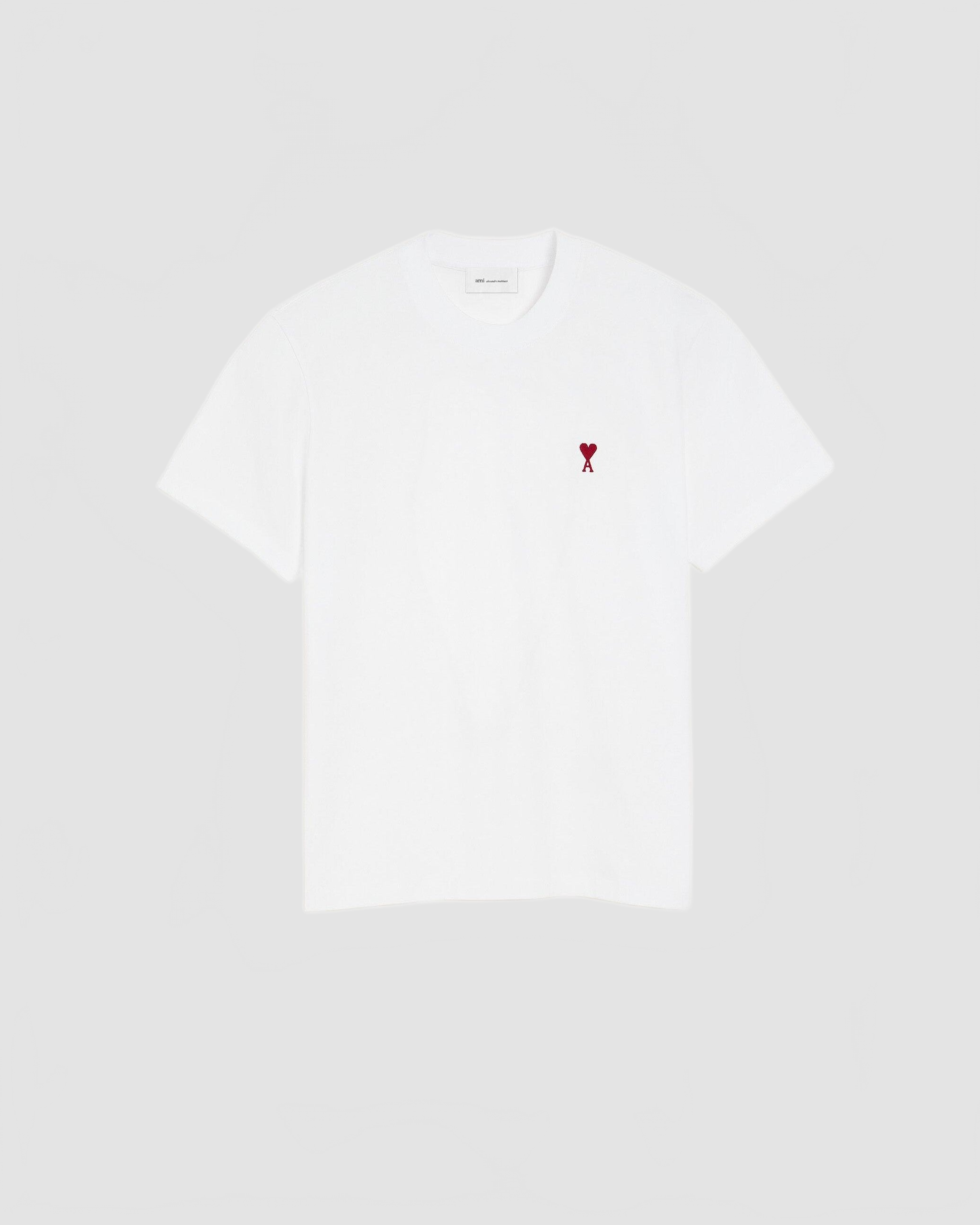 Tshirt Avec Ami De Coeur Rouge - Ami - Blanc