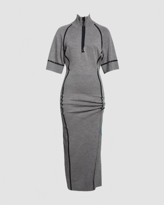 Tech Merino Dress - Coperni - Grey
