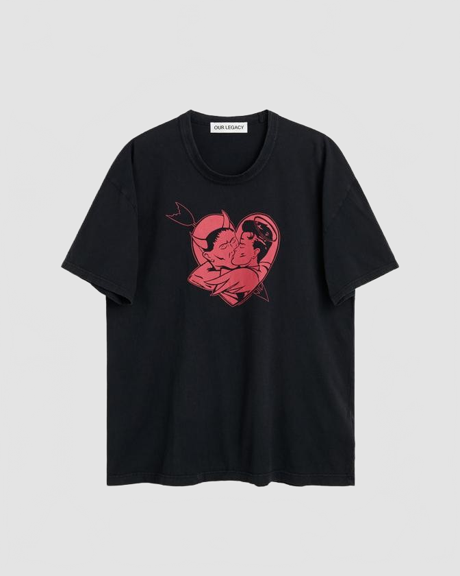 T-shirt Loose - Our Legacy - Love Story Print