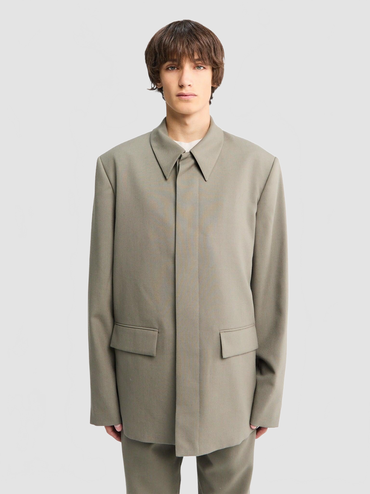 Rustic Wool Jacket - Rier - Camoscio Rustic