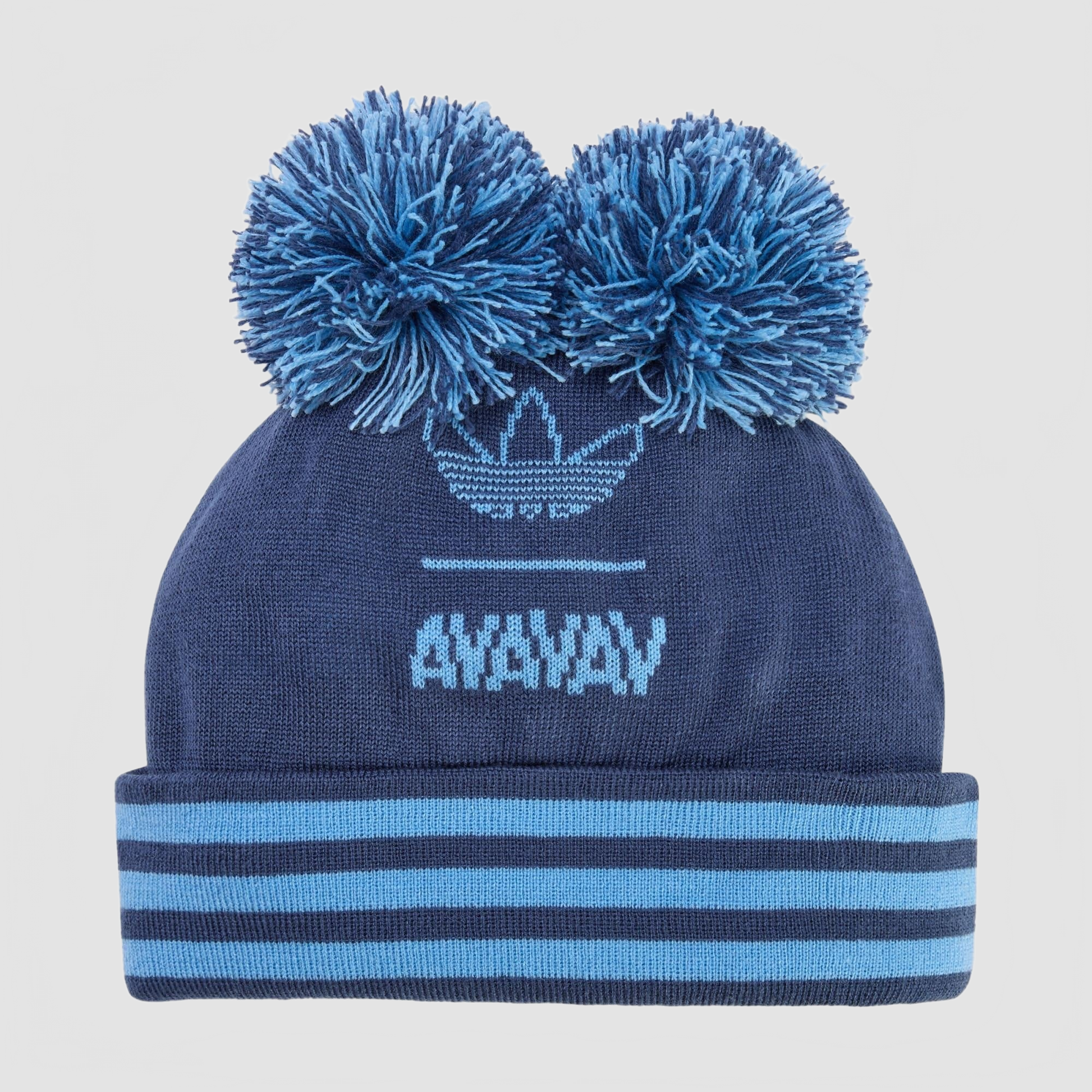 Pom Pom Beanie - Adidas X Avavav - Night Marine / Light Blue
