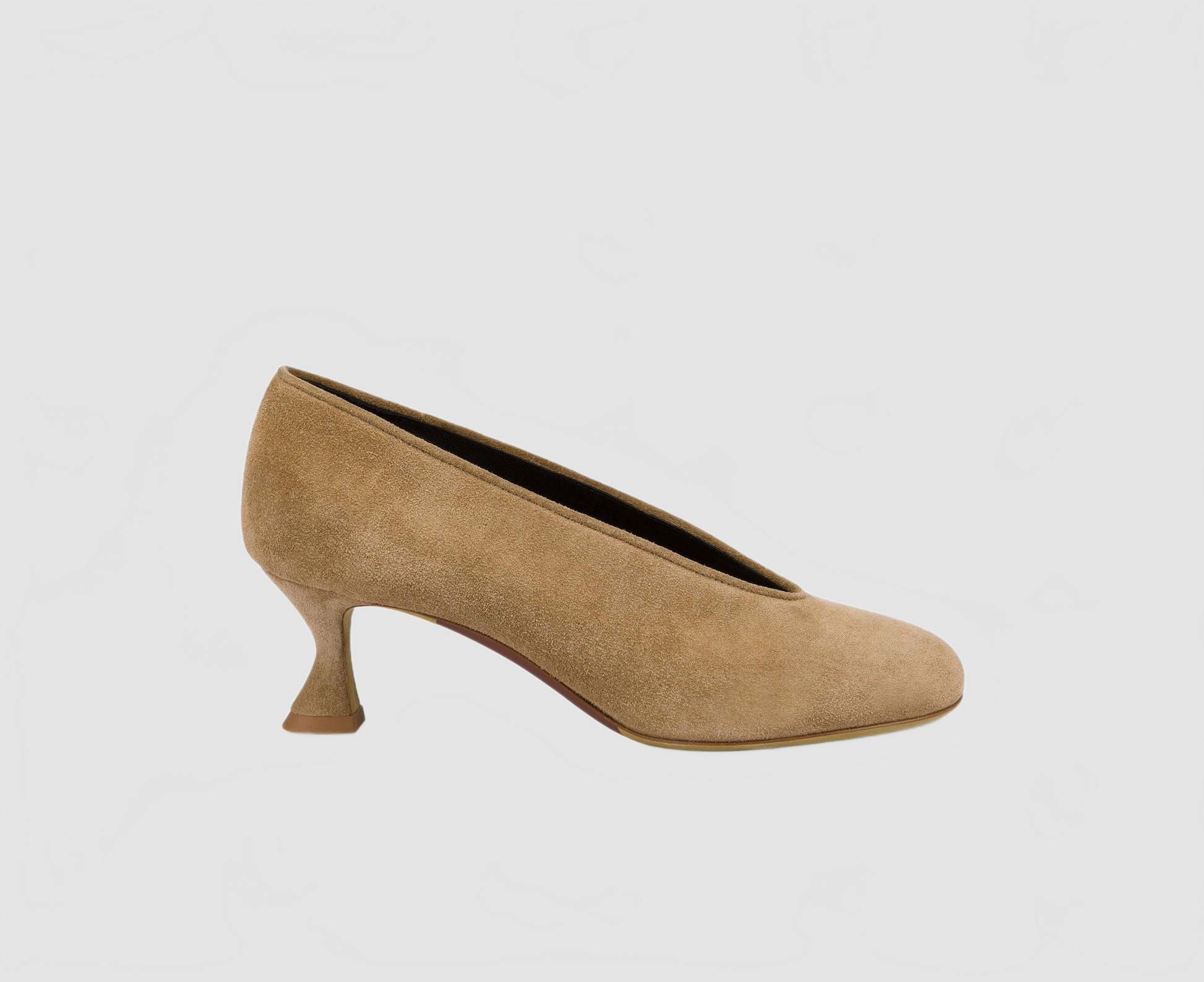 Escarpins En Suède Canard - Moschino - Beige