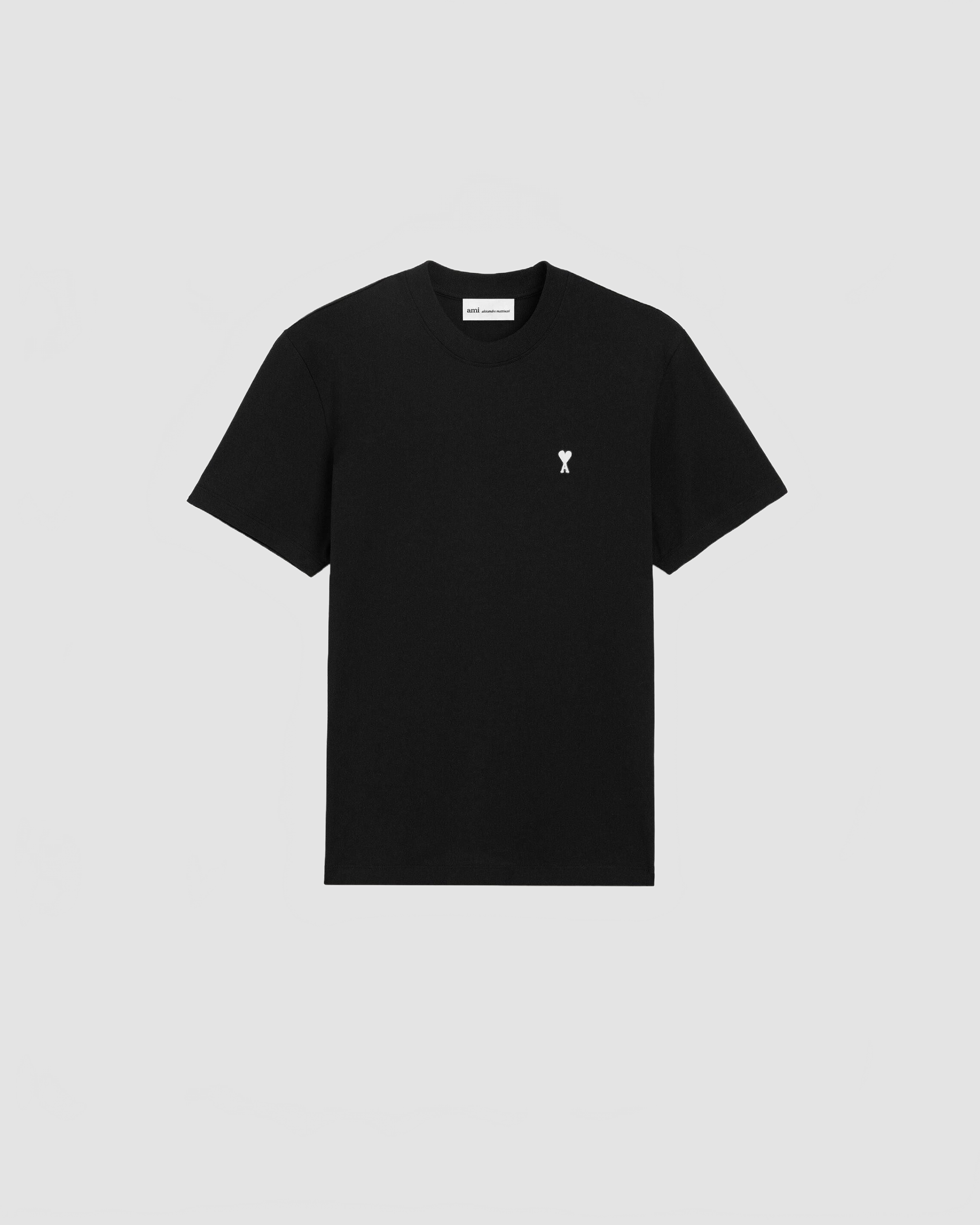 Tshirt Avec Ami De Coeur Contraste - Ami - Noir / Blanc Creme