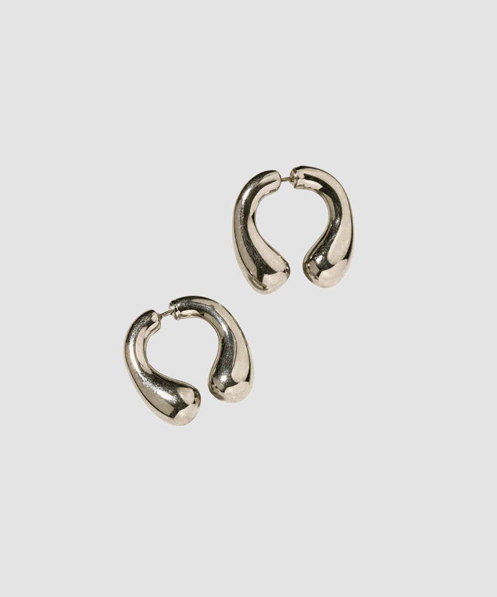 Boucles d'oreilles P Helix argent