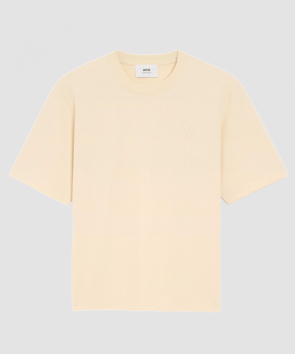 T-shirt petit ADC embossé ivoire