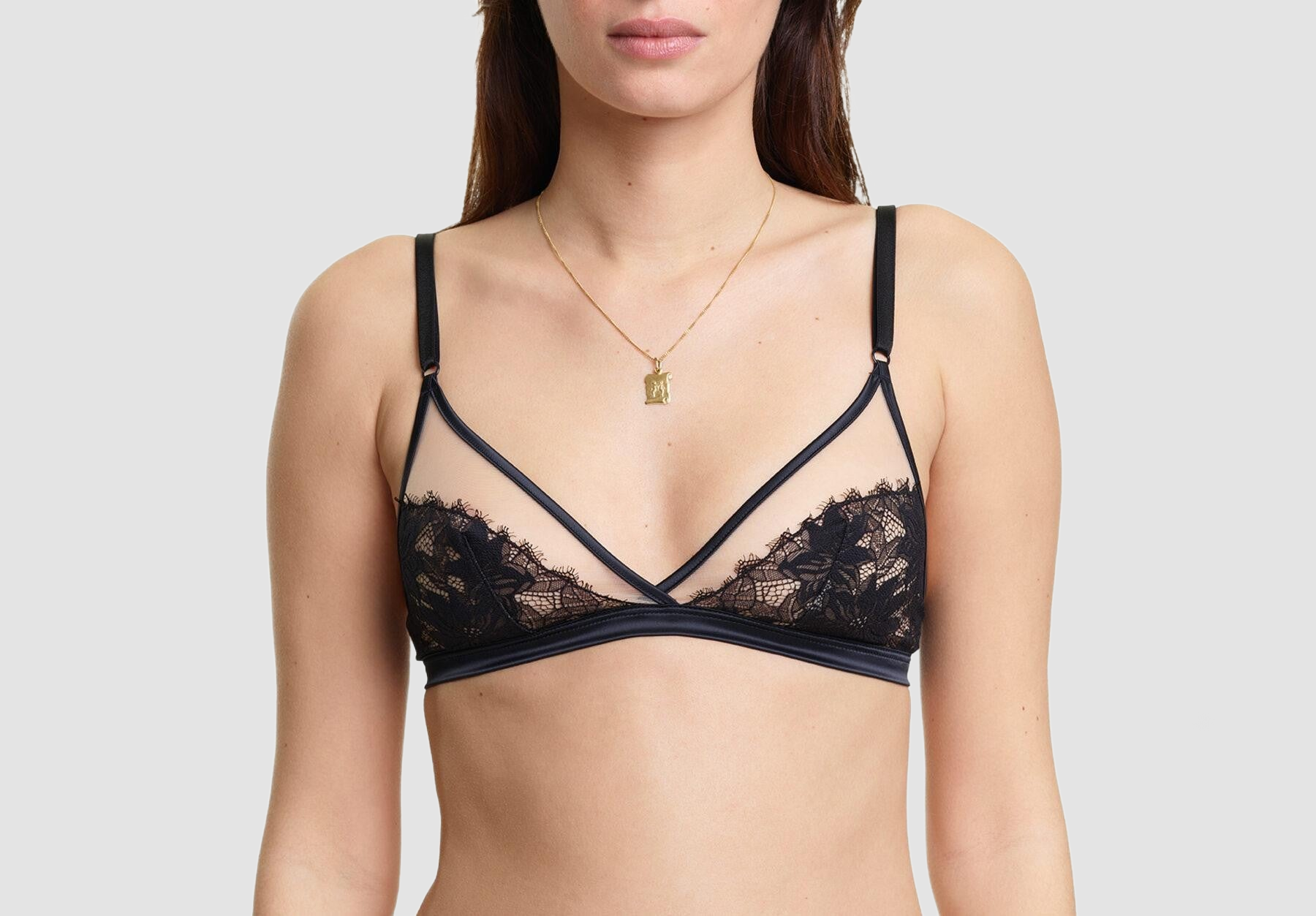 Annabelle Soft Bra - Yasmine Eslami - Nude / Black