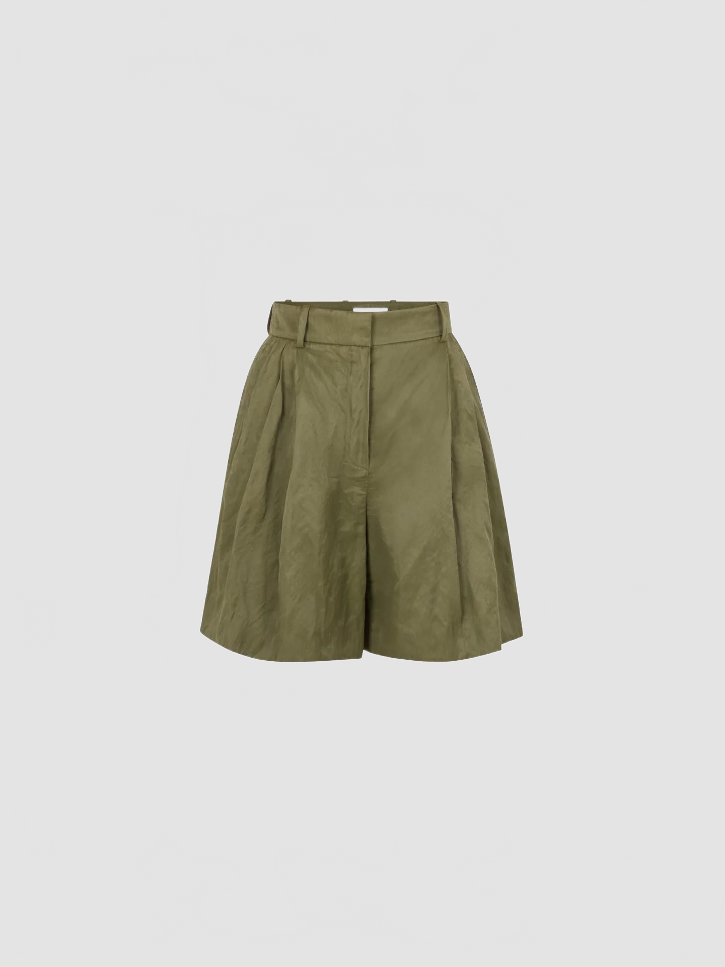 Short In Wrinkled Cotton - Nina Ricci - Khaki