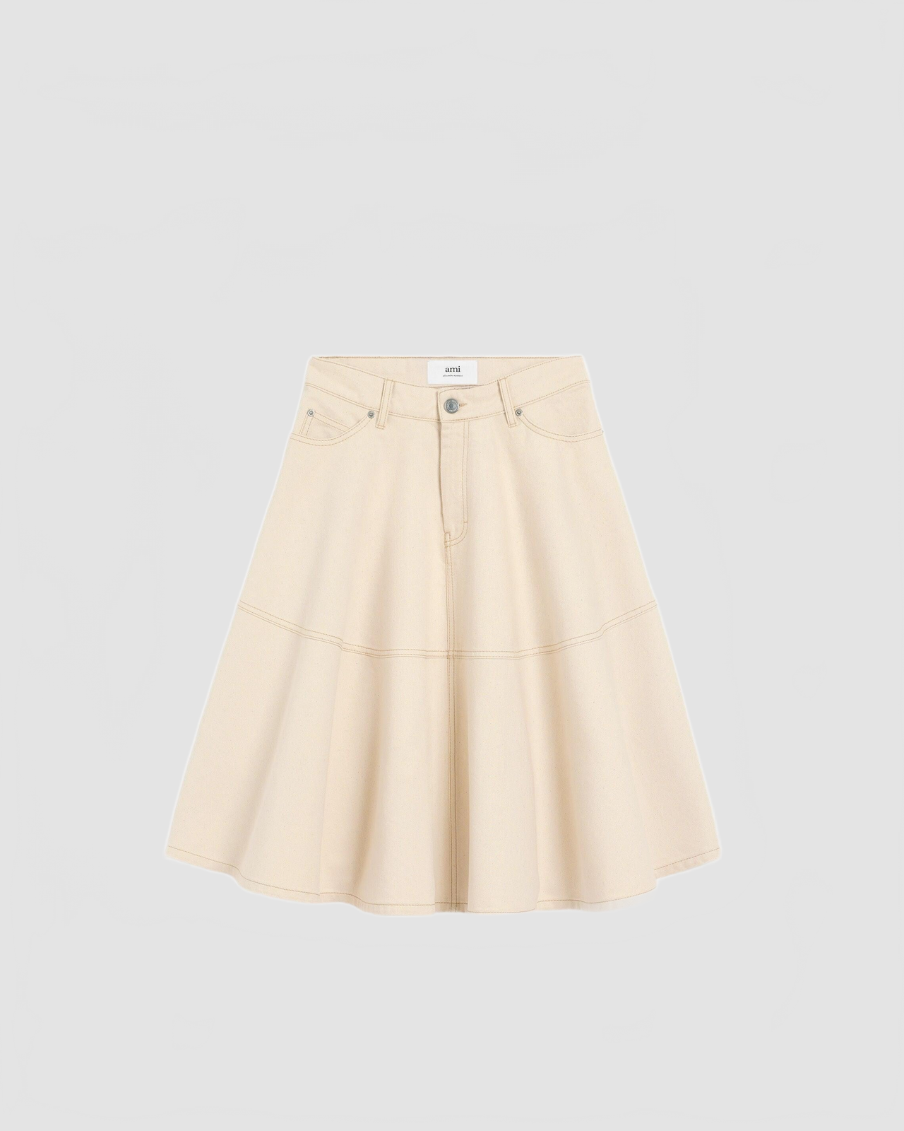 Jupe Midi - Ami - Écru