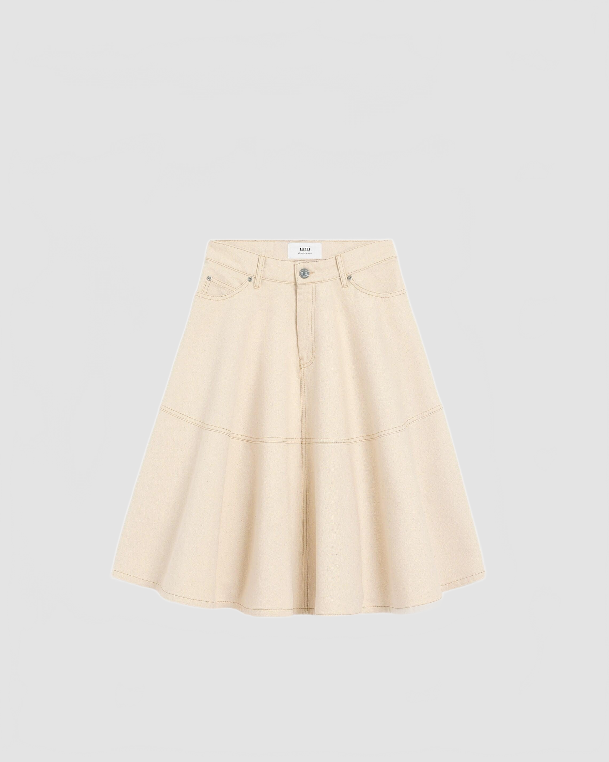 Jupe Midi - Ami - Écru