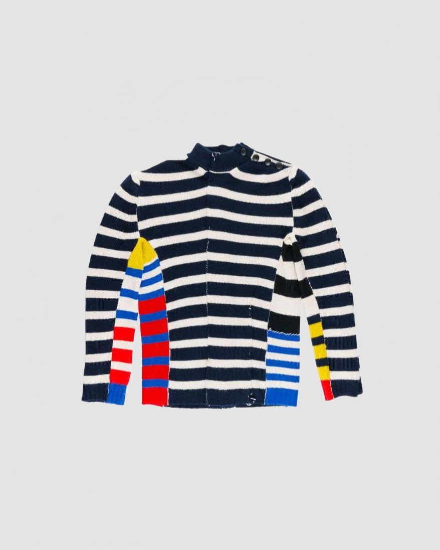 Breton Striped Sailor Sweater - La Fetiche -multicolor