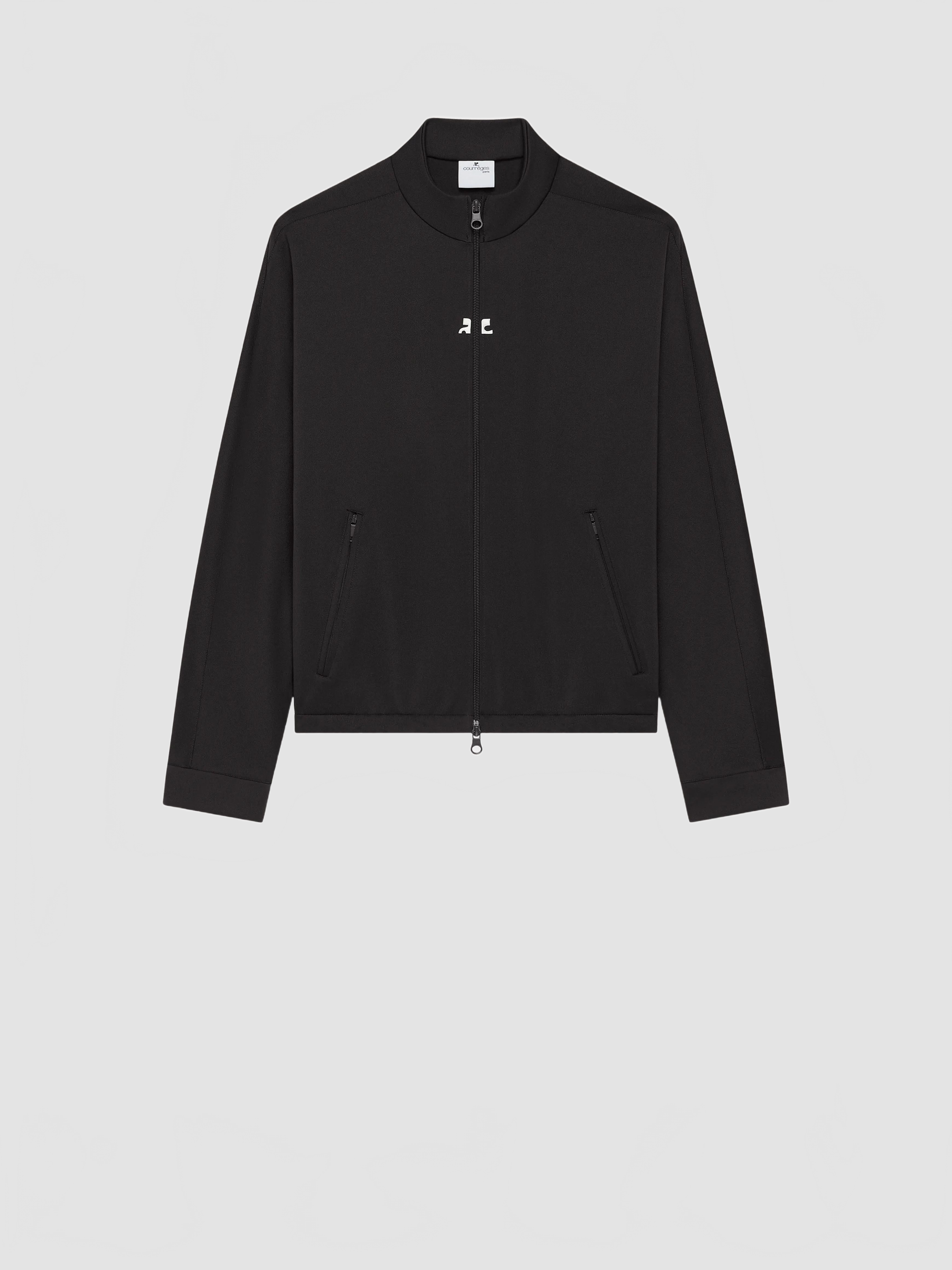 Jacket Interlock Tracksuit - Courreges - Black