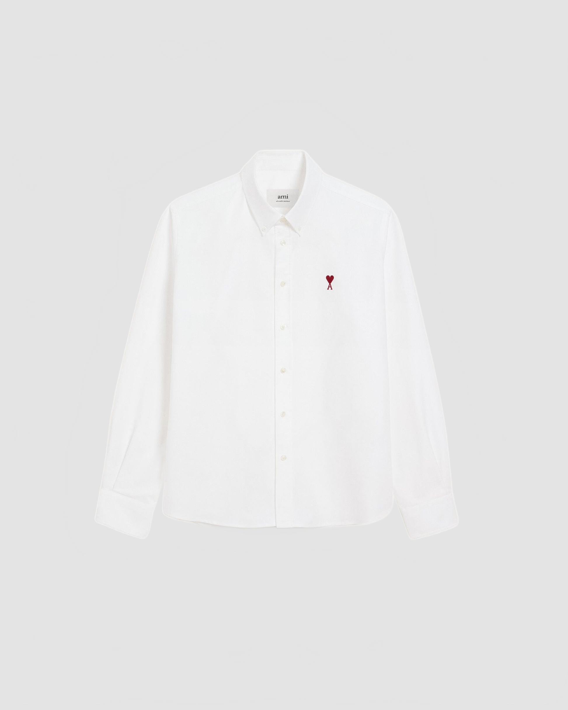 Chemise Col Boutonne Ami De Coeur - Ami - Blanc Naturel