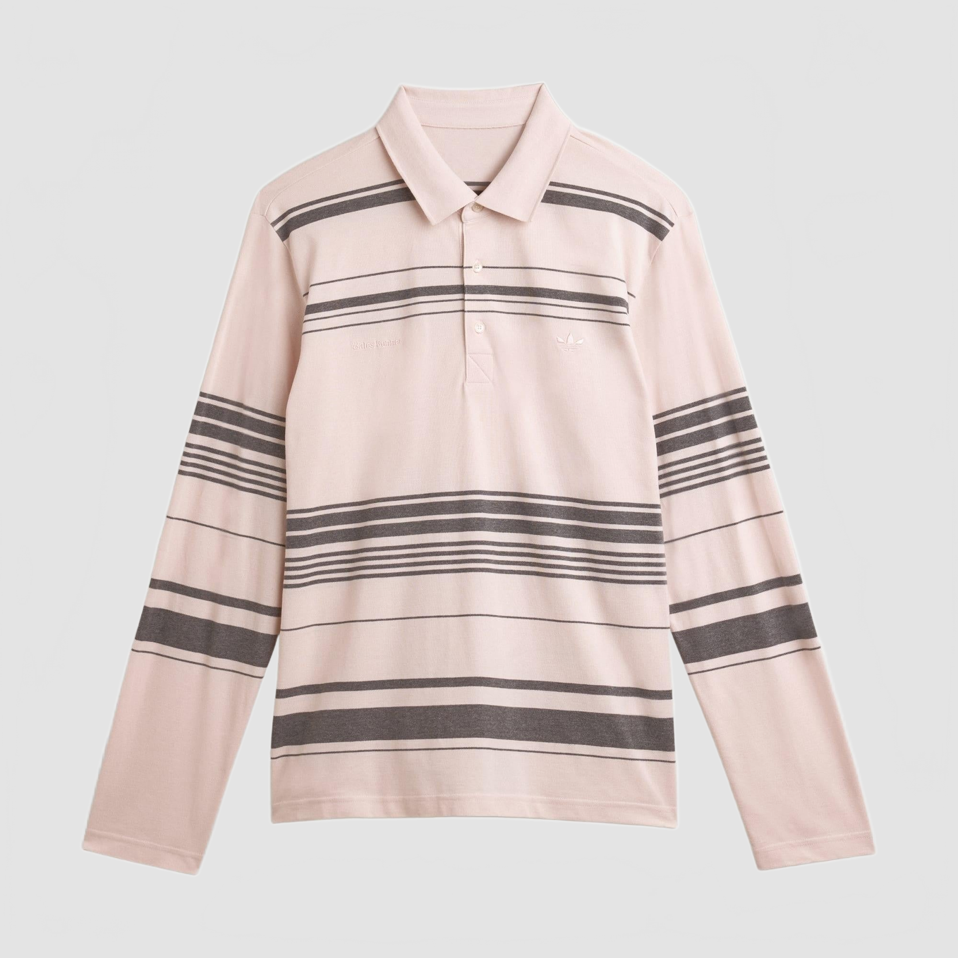 WB Polo - Adidas X Wales Bonner - Light Pink / Charcoal Grey