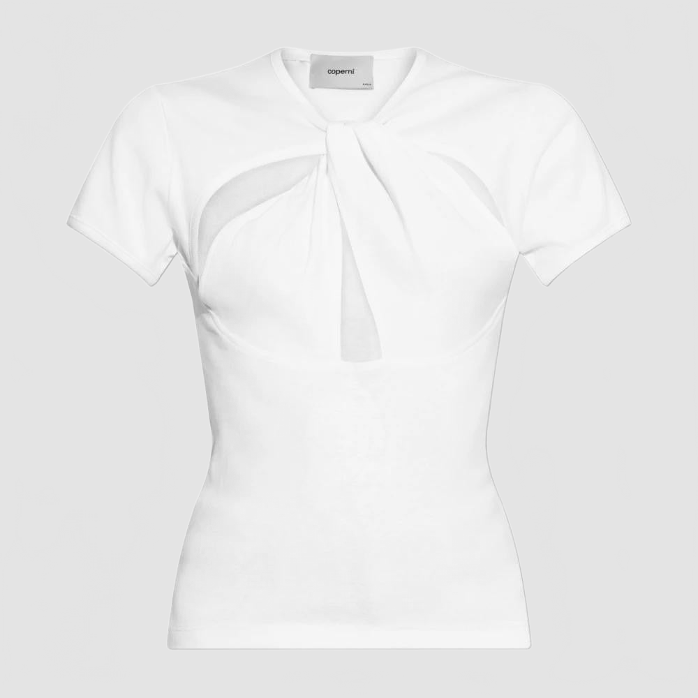 Cut-out Baby Tee - Coperni - White