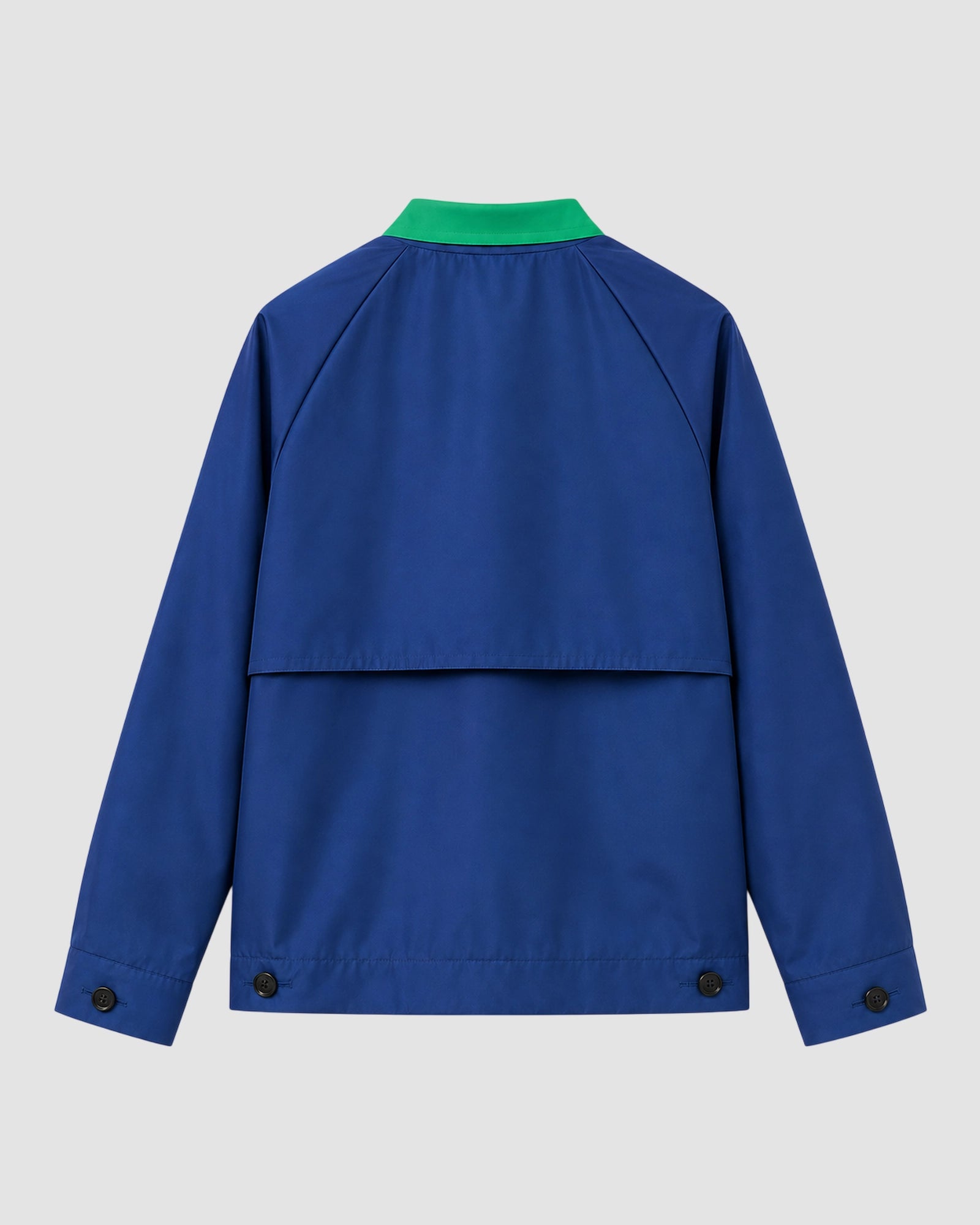 oversized contrast collar jacket 1