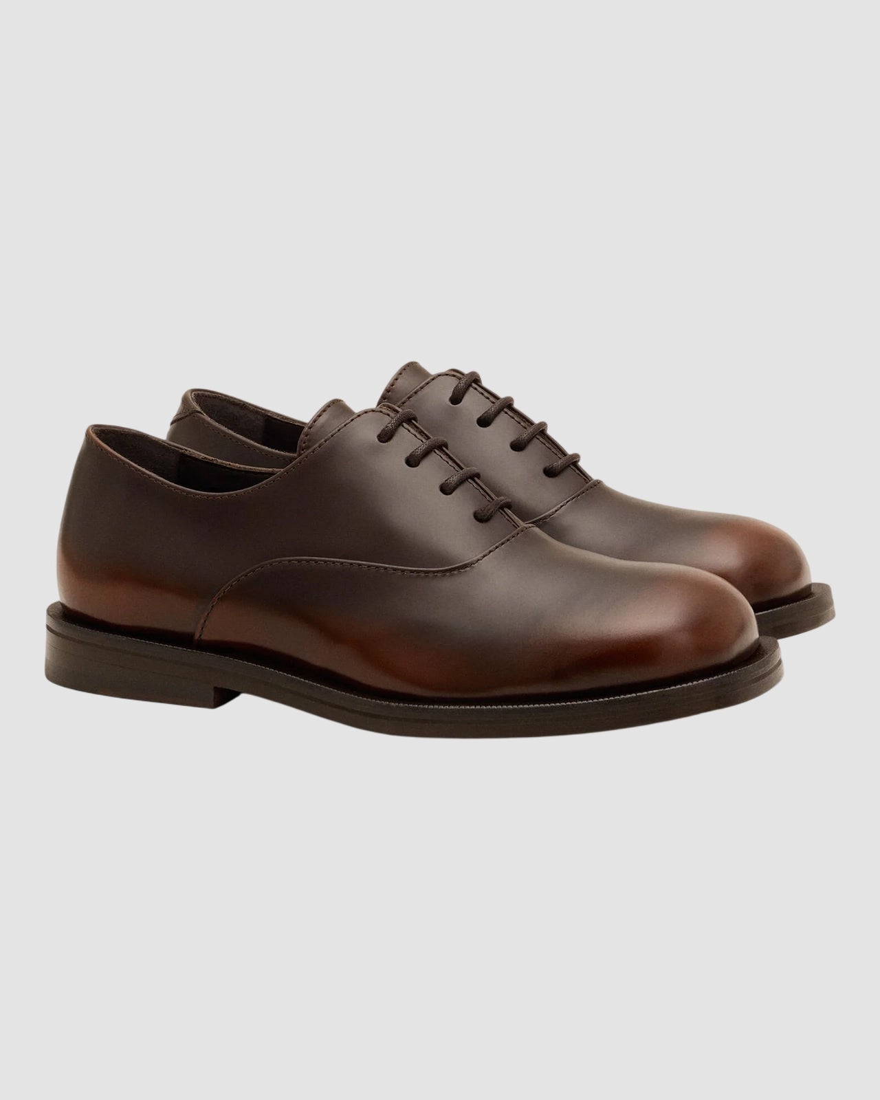 oxford shoes   ami   chocolate brown 3