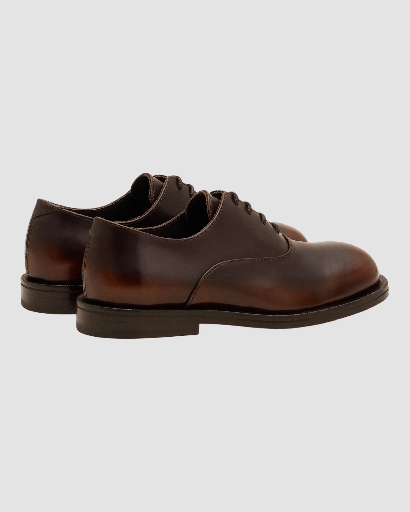oxford shoes   ami   chocolate brown 4