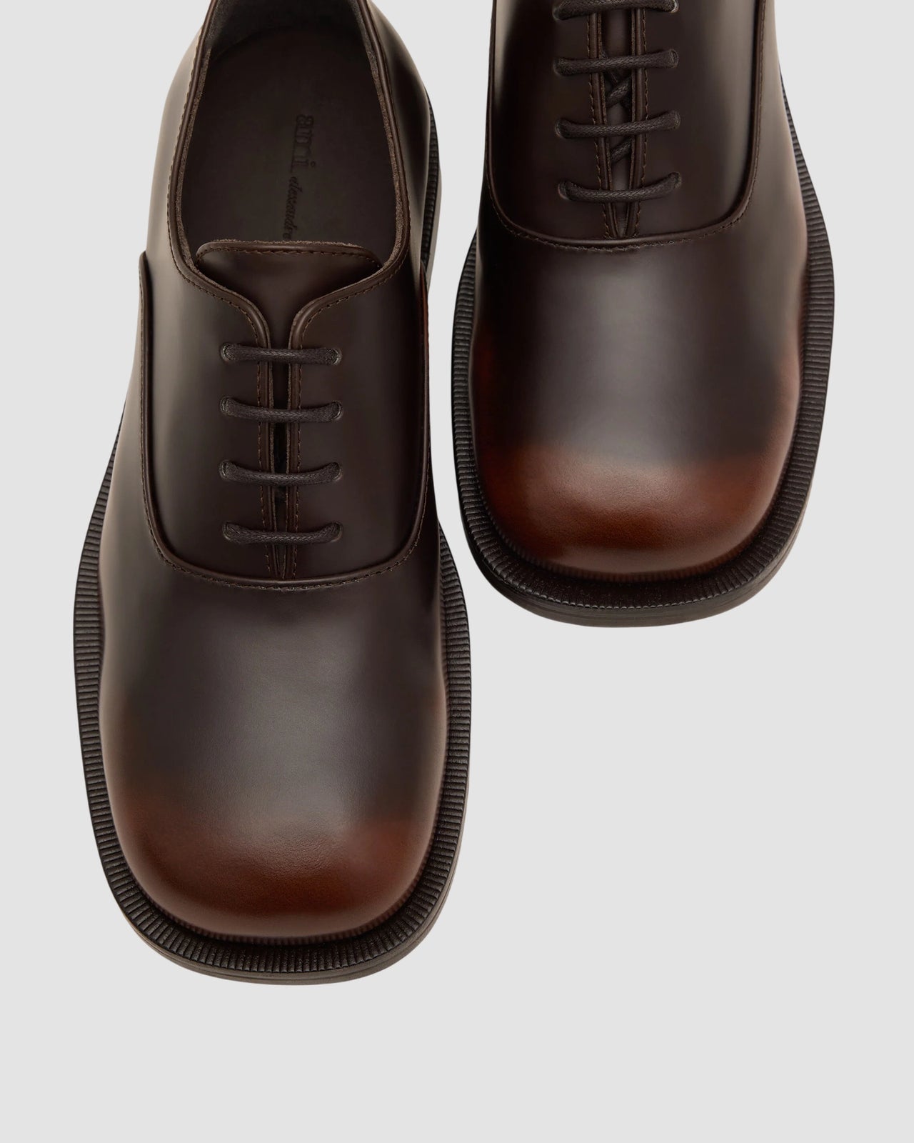 oxford shoes   ami   chocolate brown 5