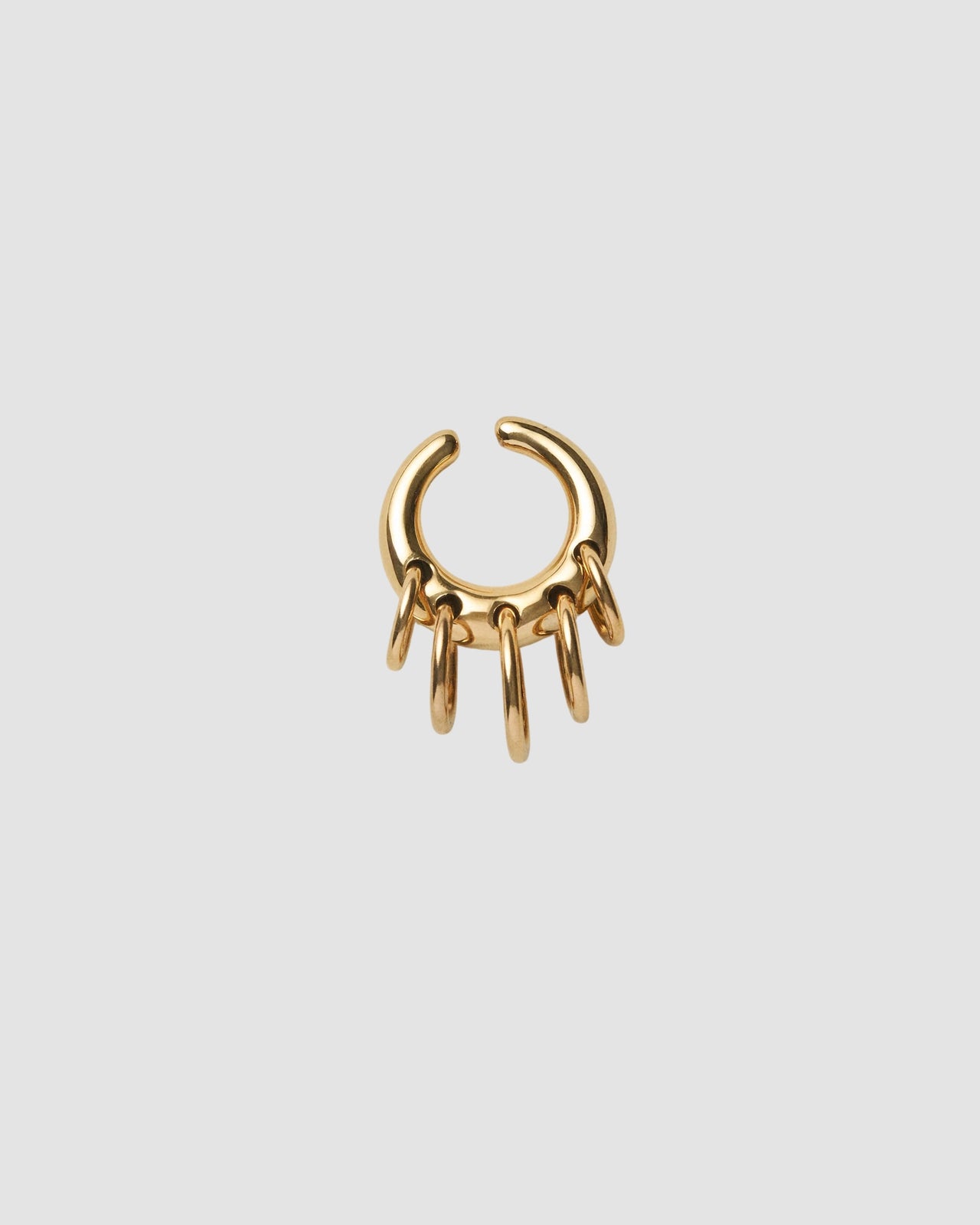 pierced circle cuff   panconesi   gold 1