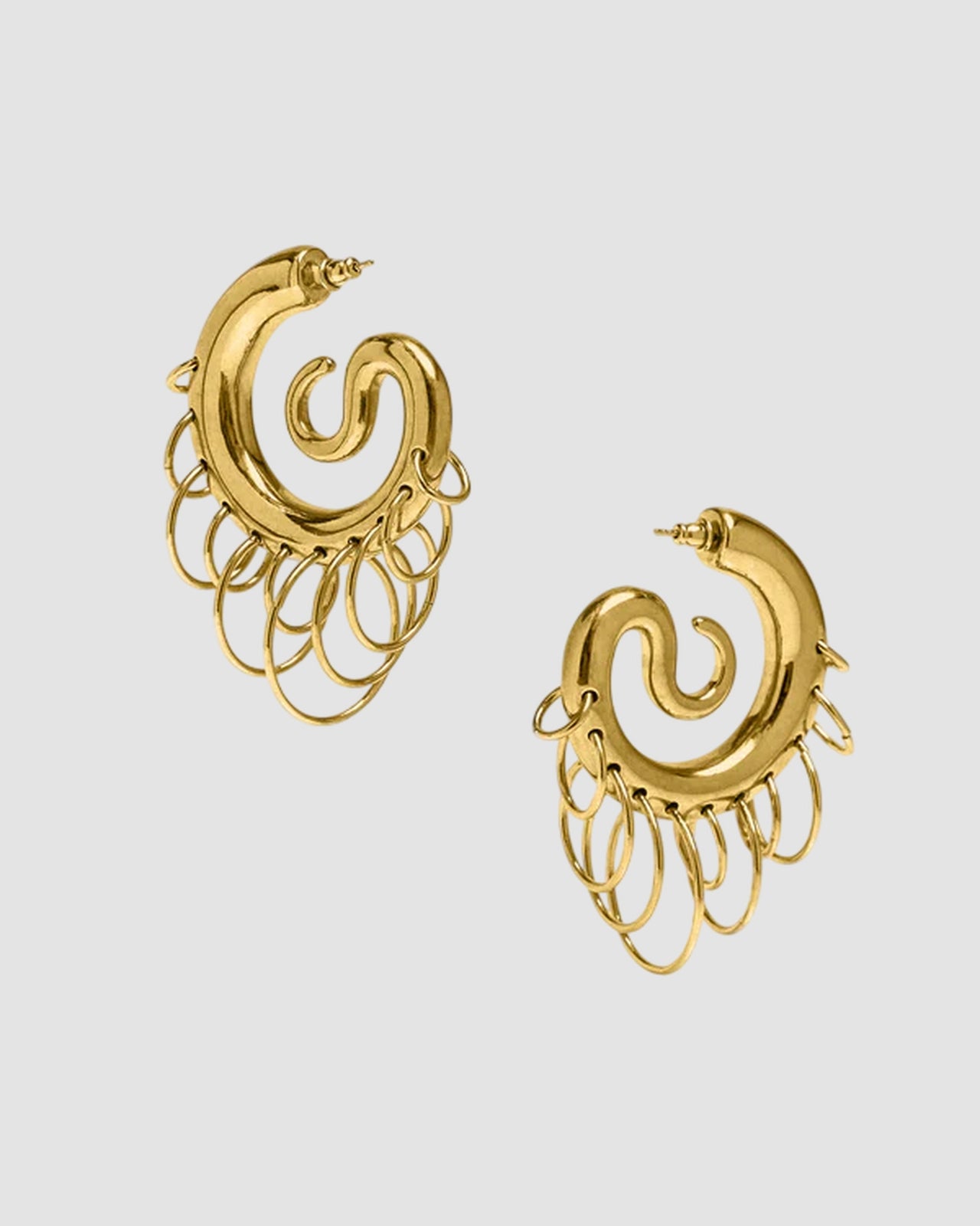 pierced serpent hoops medium   panconesi   gold 1