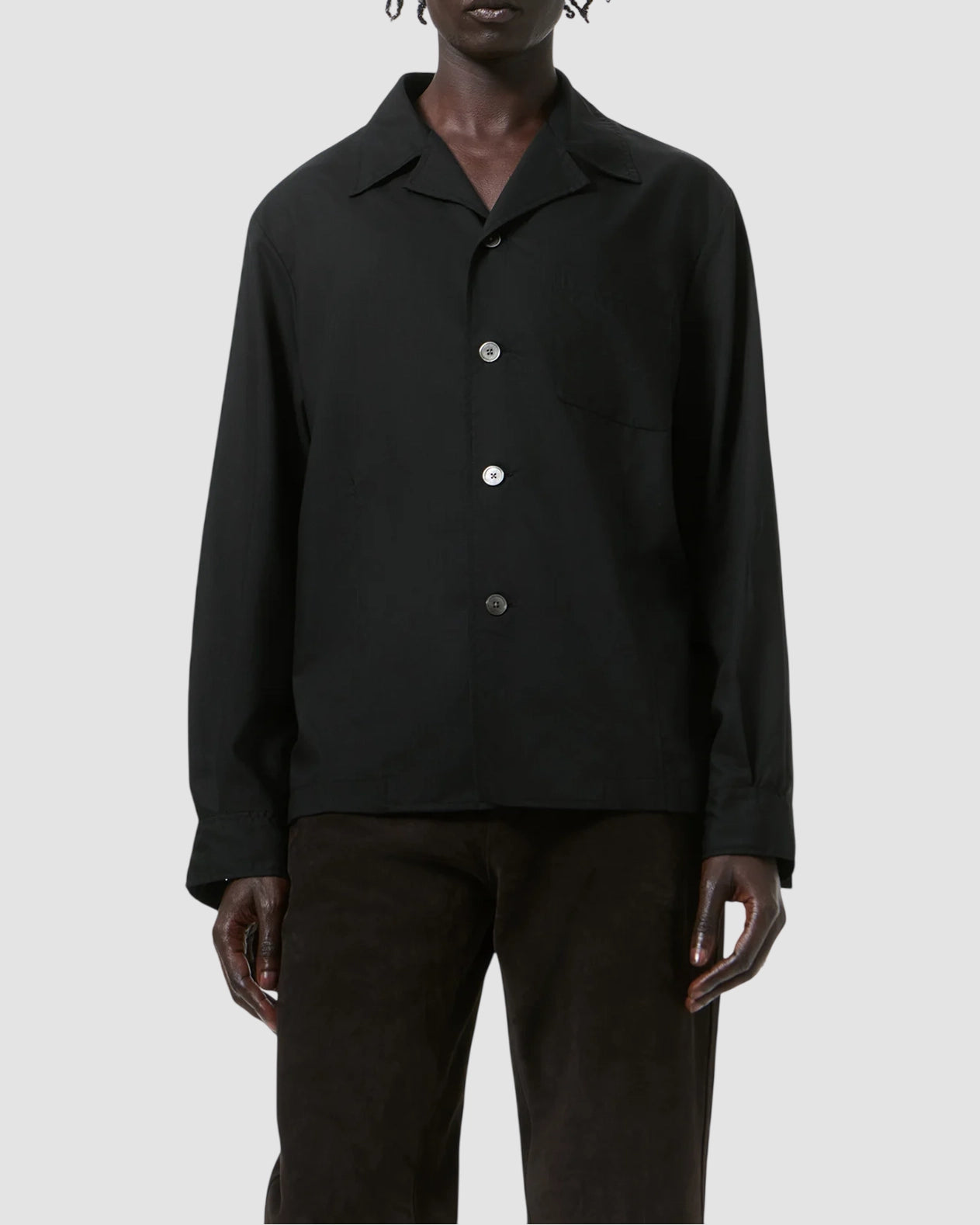 private shirt   our legacy   void black veil wool 2