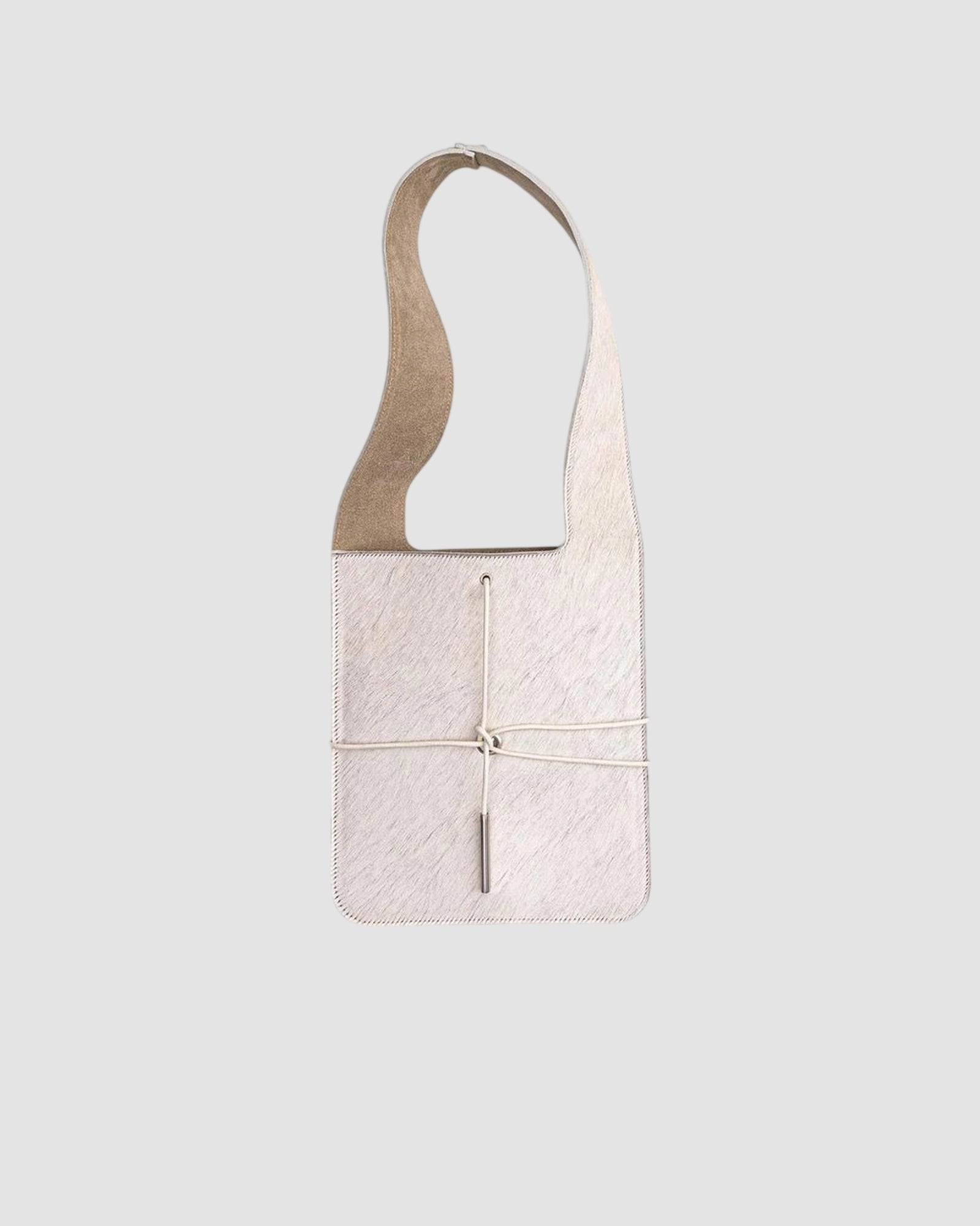 pug bag   six 95   white pony leather string 1