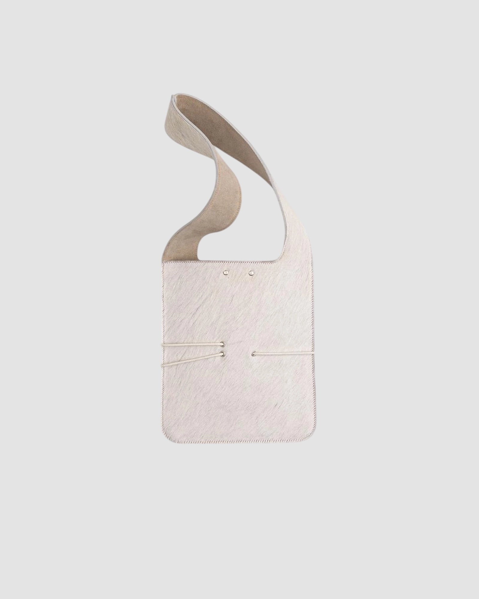 pug bag   six 95   white pony leather string 2