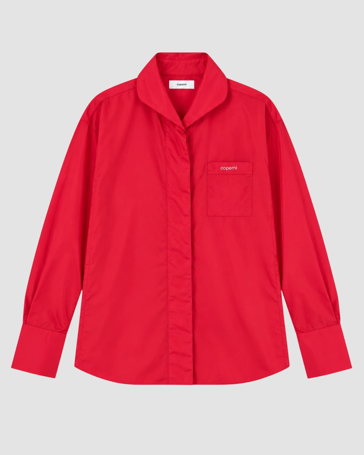 ripstop pyjama shirt   coperni   red 1
