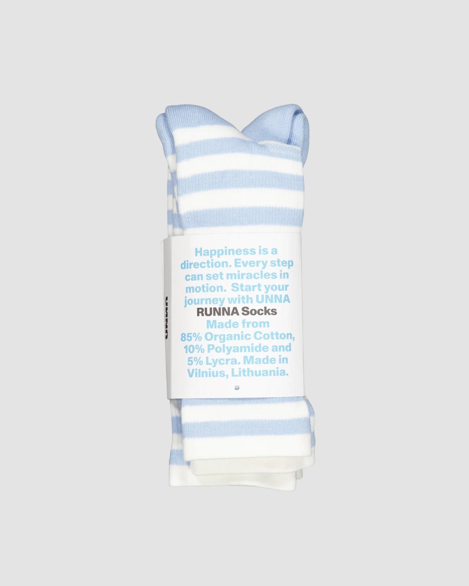 runna socks 2 pack   unna   baby blue 3