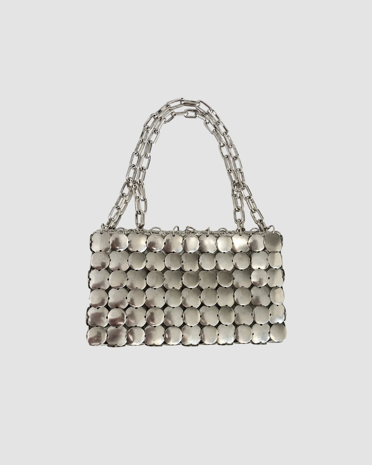 sac rabanne vintage   argent 1
